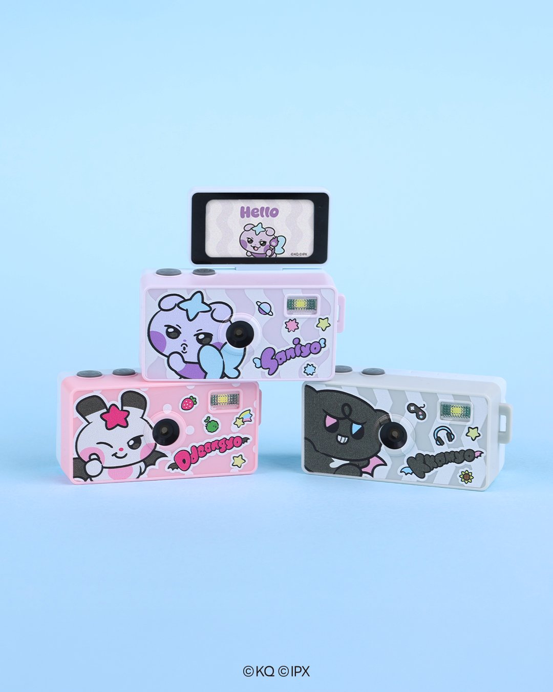ATEEZ MIGHTEEZ Official Mini Keyring Candy Camera