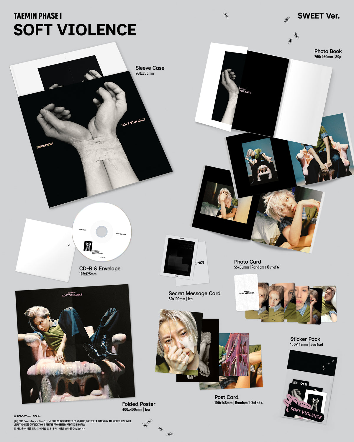 TAEMIN - PHASE I : SOFT VIOLENCE PHOTO BOOK Ver