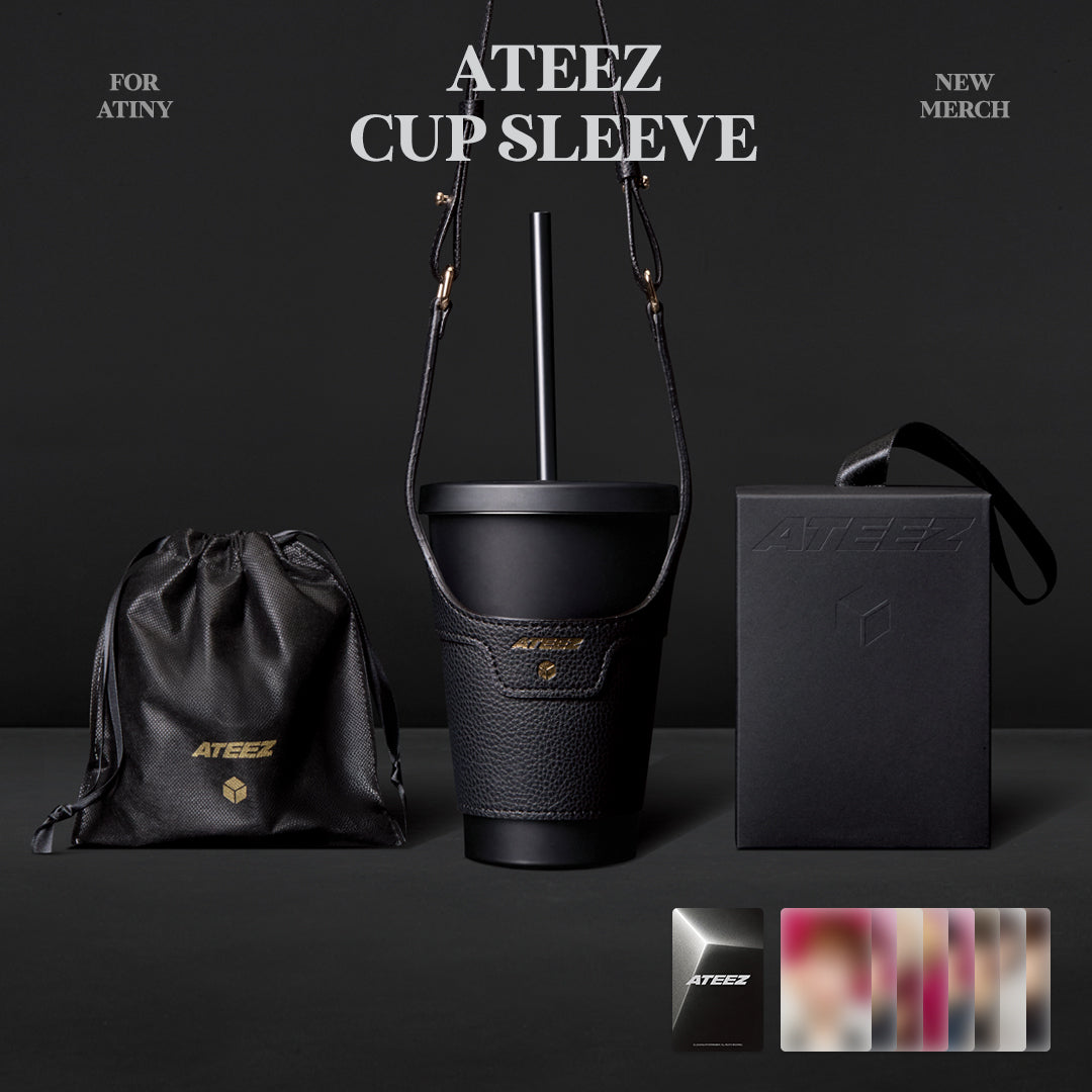 ATEEZ SAN サン カップスリーブ Cupsleeve トレカ付き ATEEZ Official Cup Sleeve – K-STAR