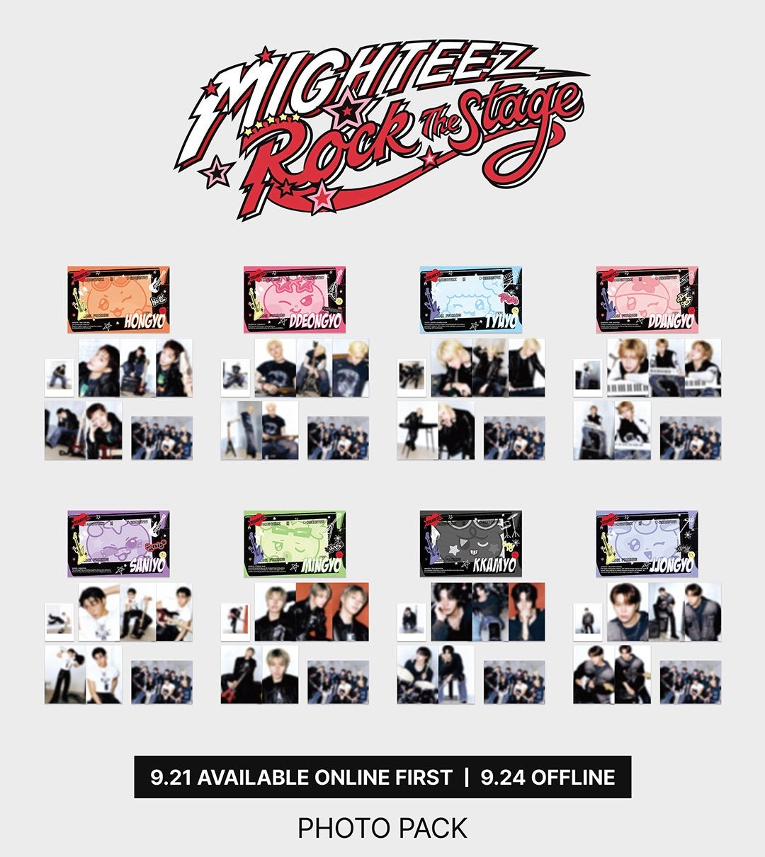 ATEEZ MIGHTEEZ Rock The Stage Pop Up Official MD