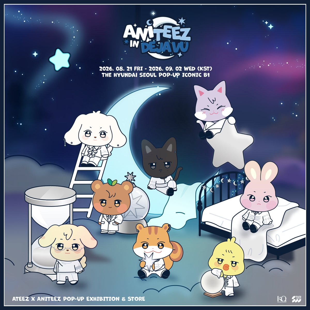 ATEEZ ANITEEZ IN DEJA VU Pop Up Official MD – K-STAR