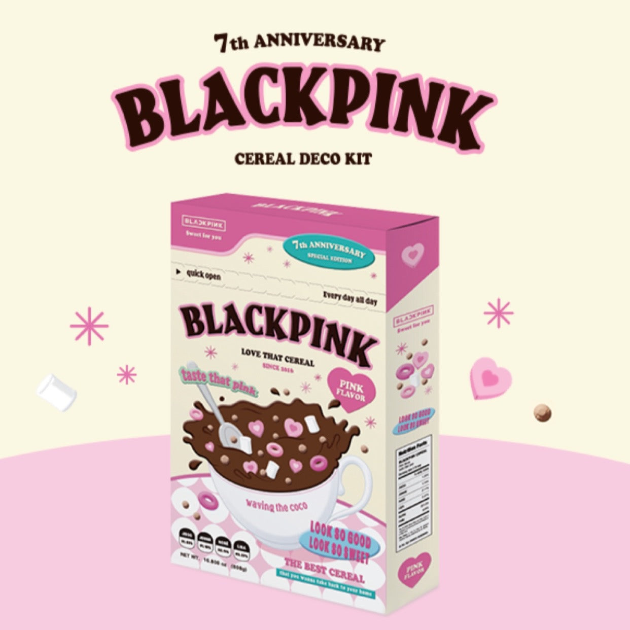 BLACKPINK 2023 Debut Anniversary Cereal Deco Kit – K-STAR