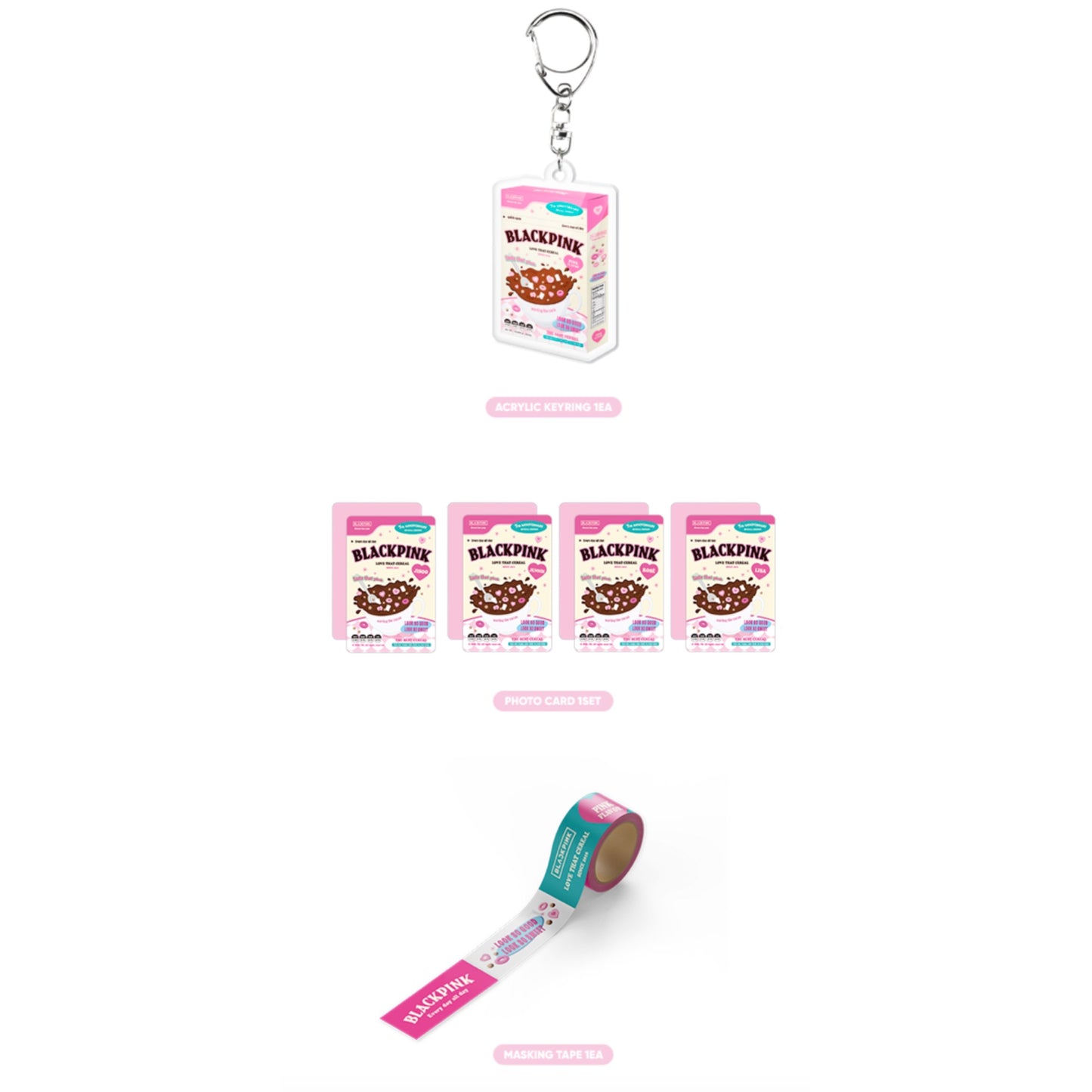 BLACKPINK 2023 Debut Anniversary Cereal Deco Kit
