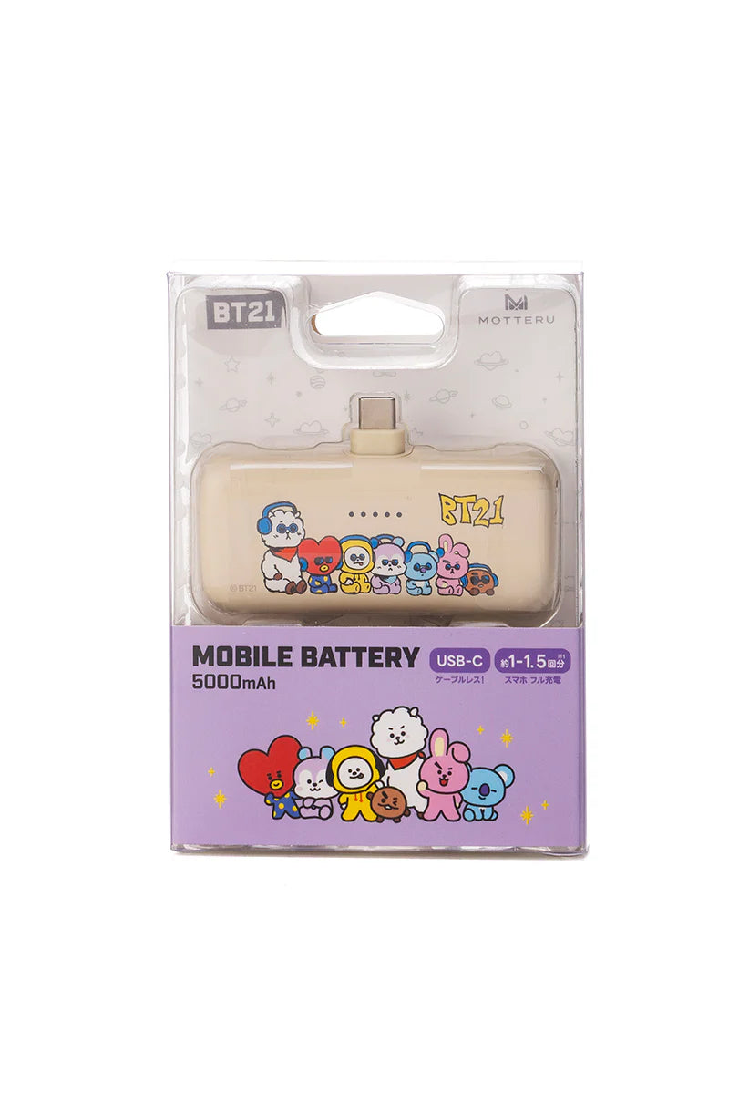 BT21 JAPAN Official Mobile Battery (5000mAh) – K-STAR