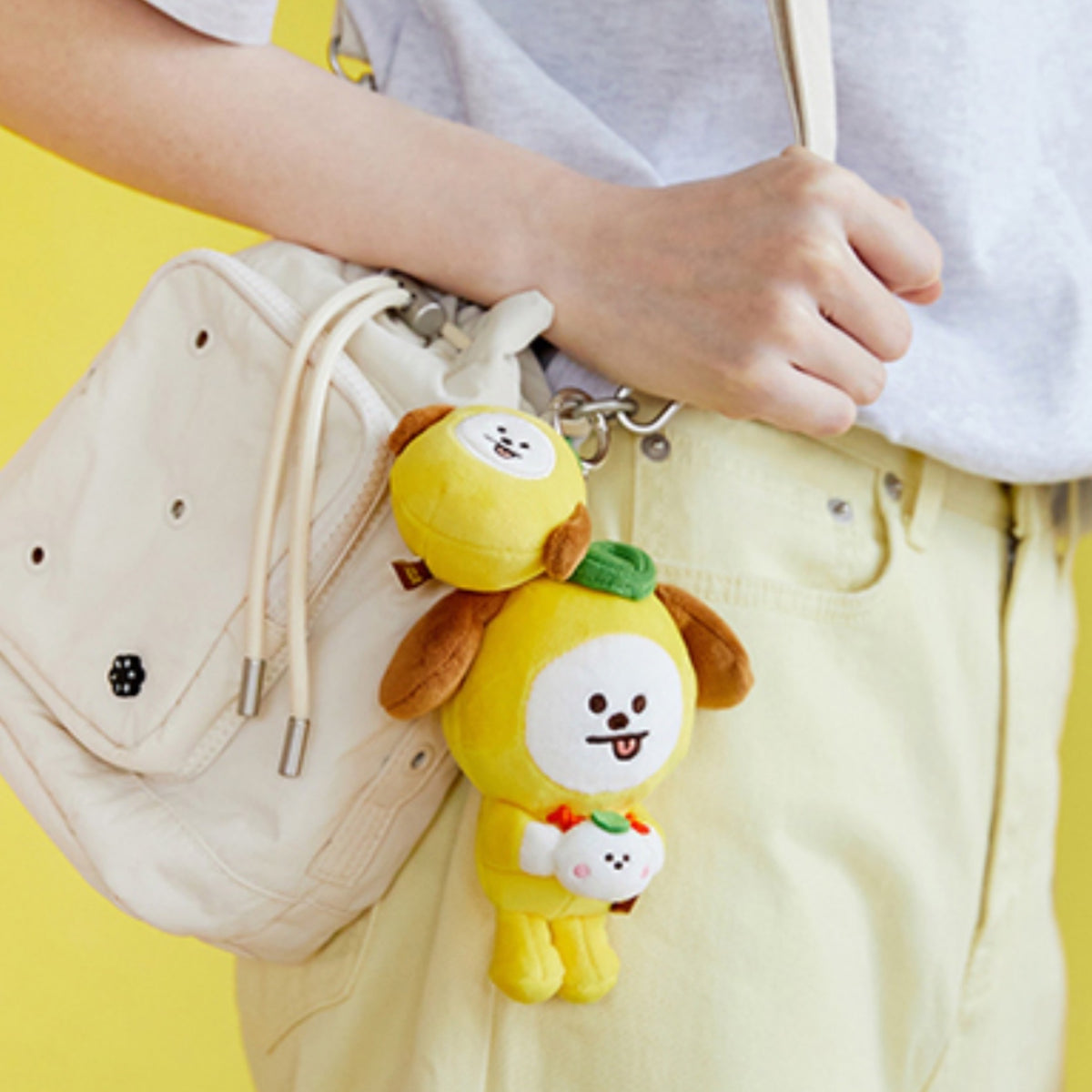 BT21 CHIMMY Official Chewy Chewy Plush Keyring 15cm – K-STAR