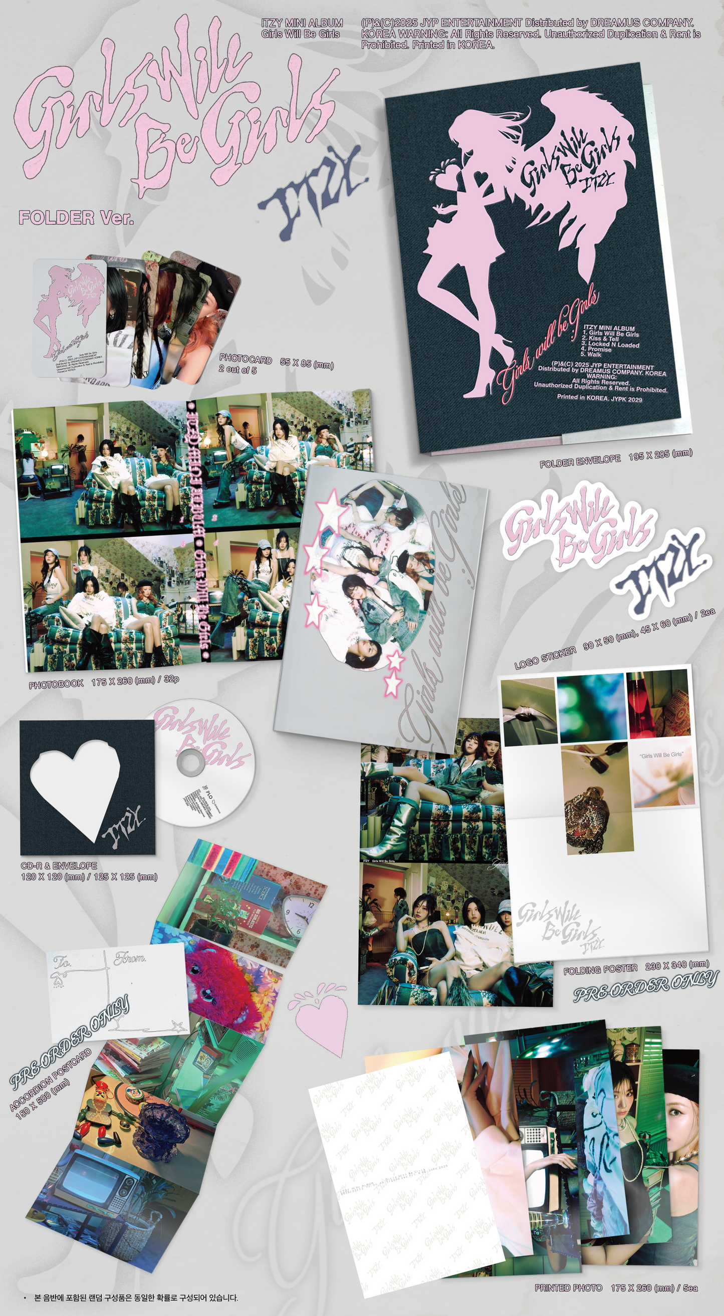 ITZY - GIRLS WILL BE GIRLS Folder Ver