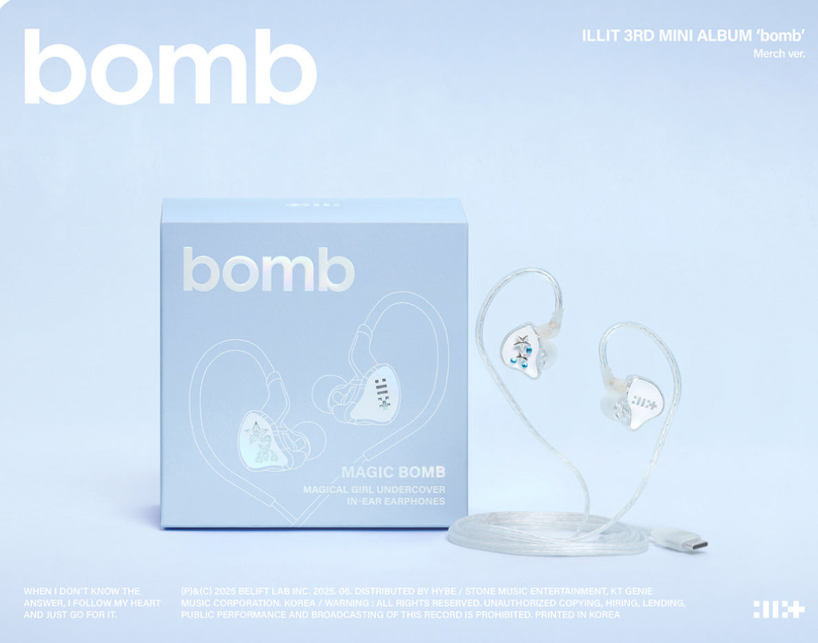 ILLIT 3rdMiniAlbum bomb MERCH ver. 未開封 Pre-order] ILLIT - bomb / 3rd Mini Album (Merch ver.) – SOOJIB