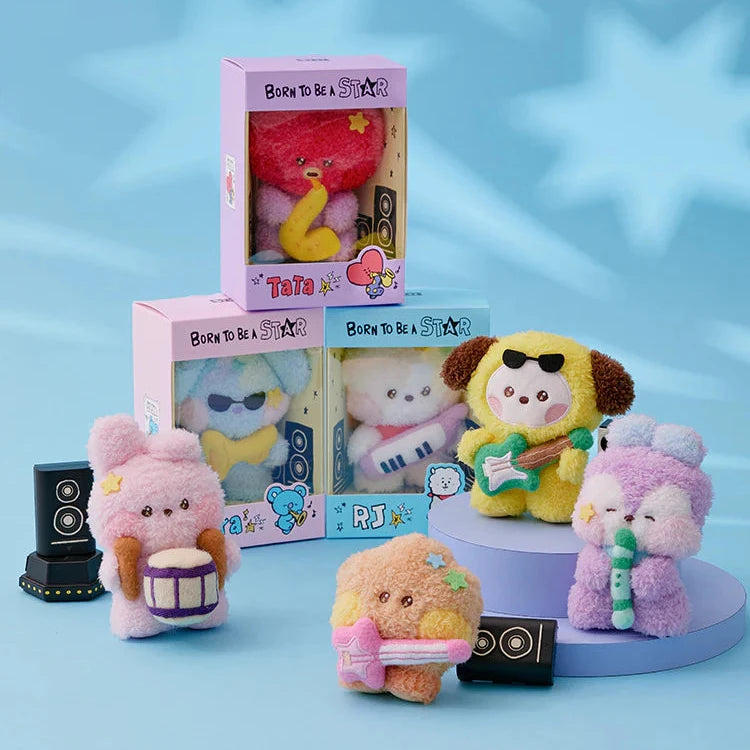 BT21 Official minini Plush Doll Band Ver. – K-STAR