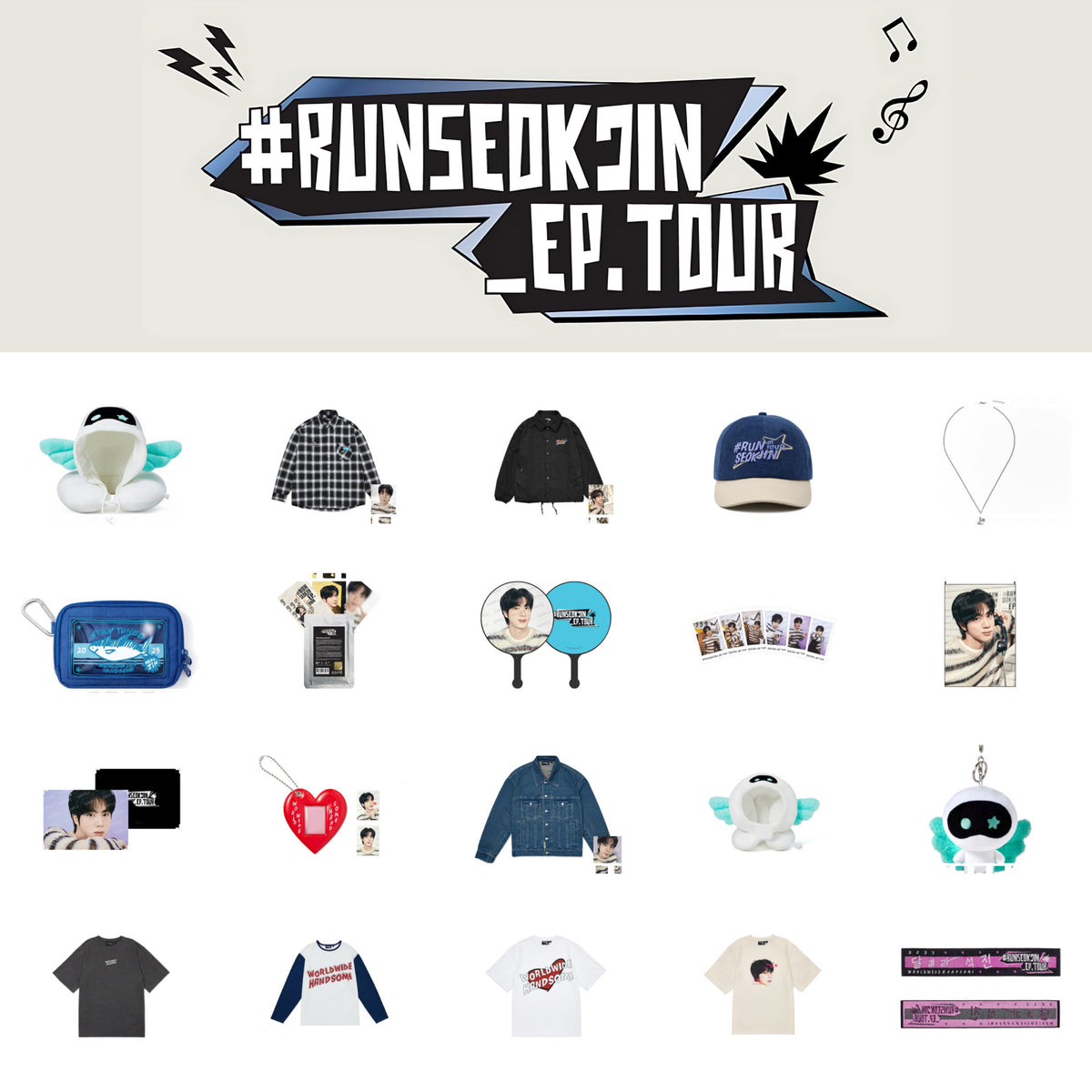 Run Seokjin Ep Tour Shirt, Jin Echo Mini Album Shirt Kim