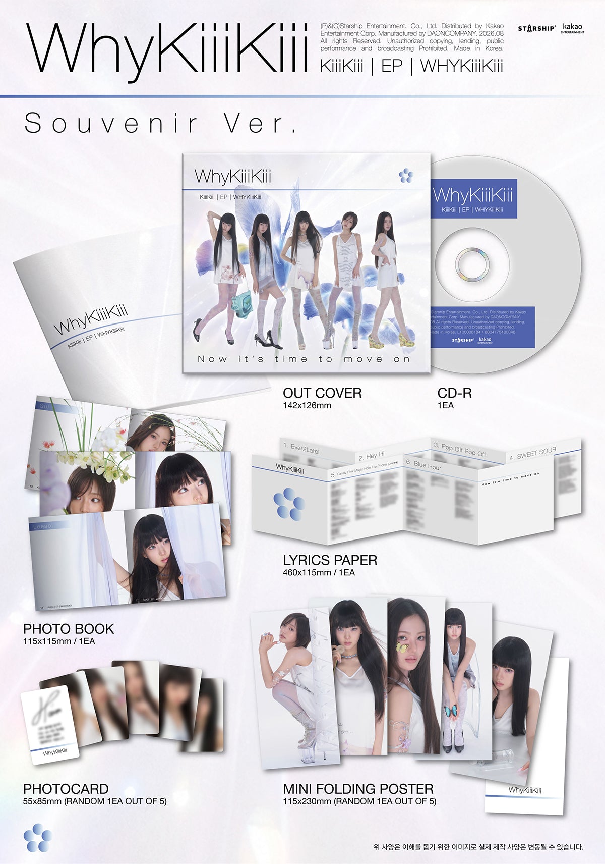 KiiiKiii - WHYKiiiKiii EP Album SOUVENIR Ver