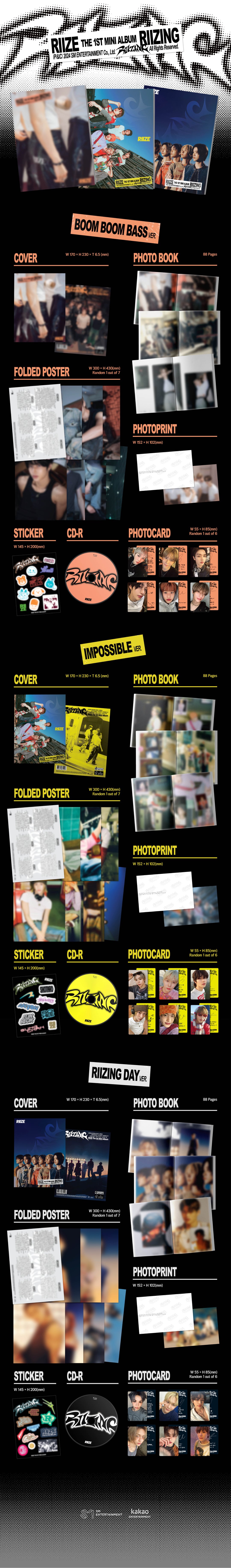 RIIZE - RIIZING 1st Mini Album Photobook Ver