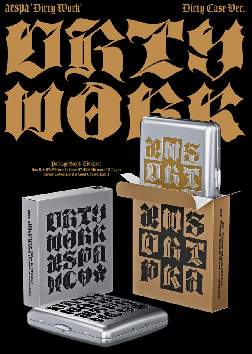 aespa Dirty Work Case ver. B&N ニンニン Amazon.com: AESPA - [DIRTY WORK] (DIRTY CASE VER.) Single