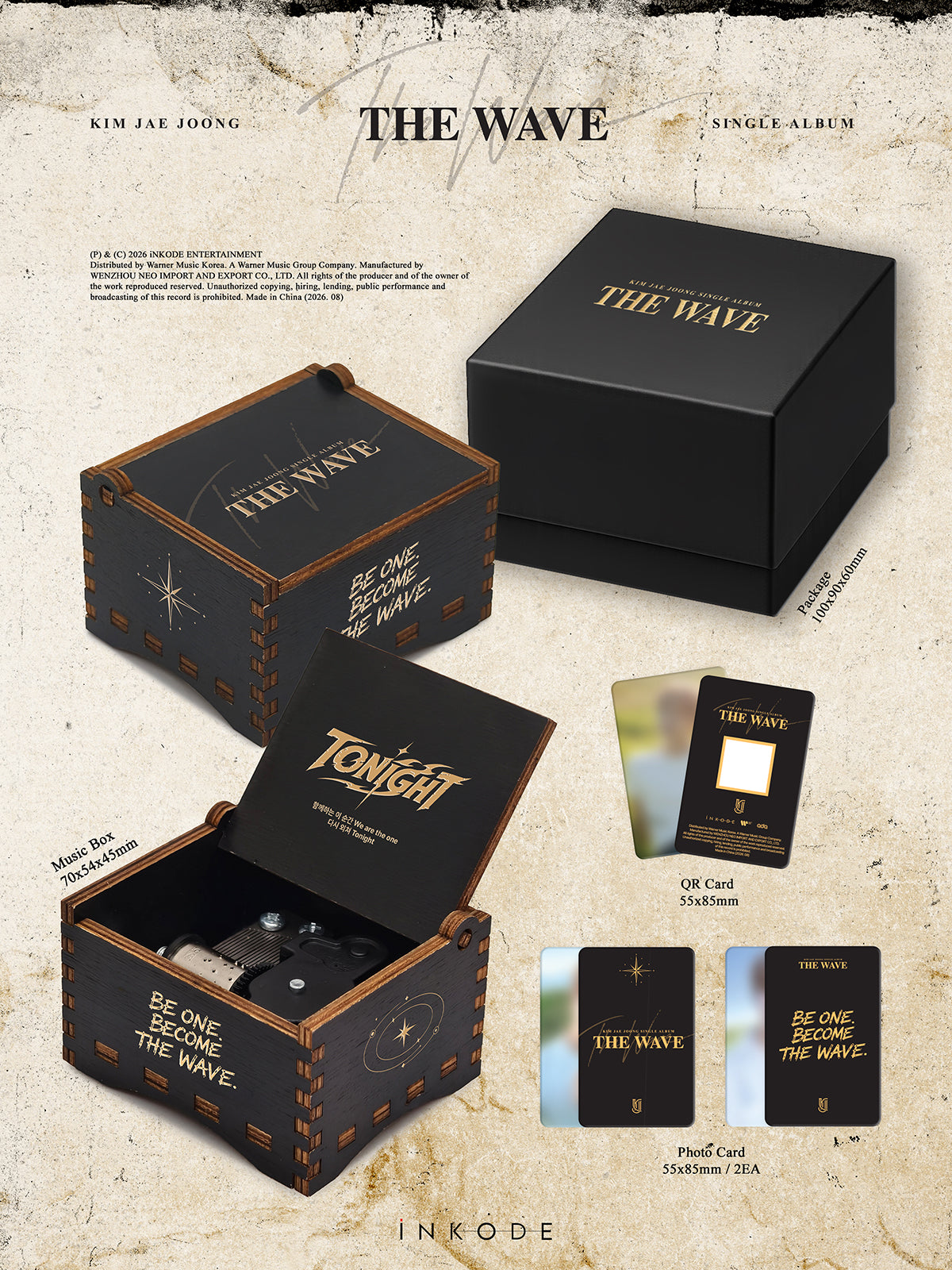 KIM JAEJOONG - THE WAVE Single Album