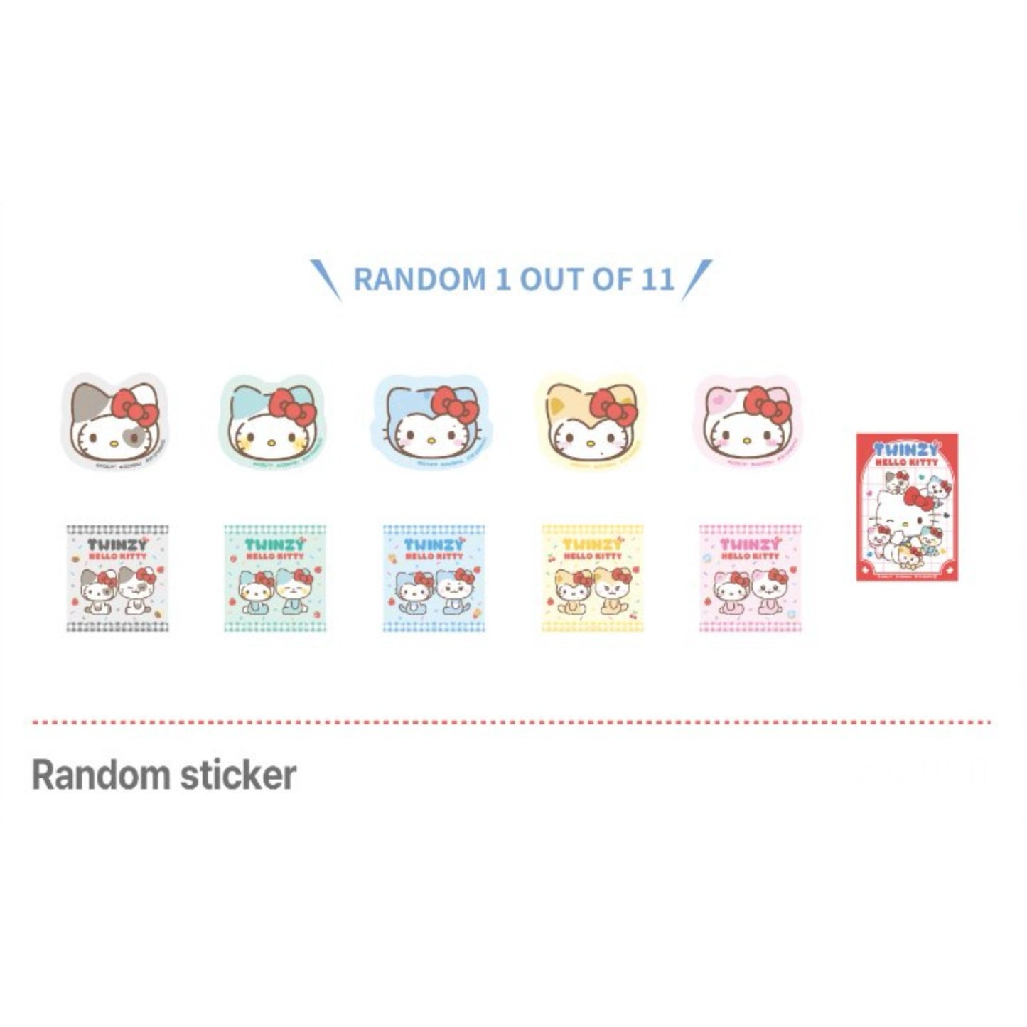 ITZY TWINZY x HELLO KITTY Official MD (Pre Order)