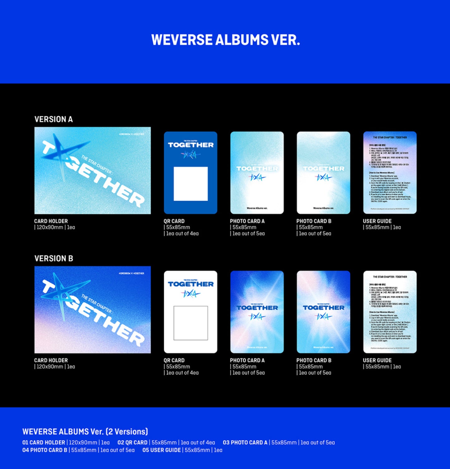 TOMORROW X TOGETHER TXT - The Star Chapter : TOGETHER / WEVERSE Ver