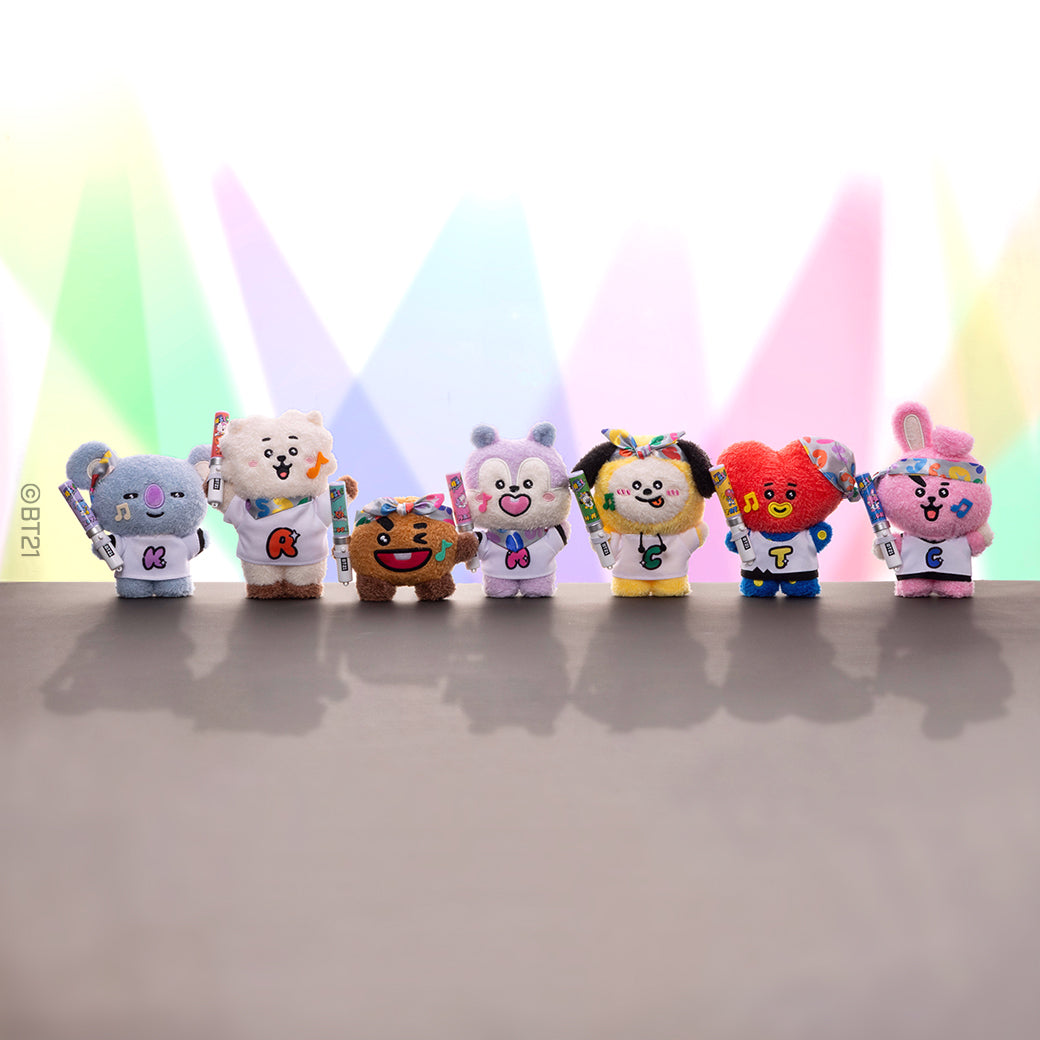 BT21 RJ ぬいぐるみ・うちわ・ライトスティックセット BT21 RJ ぬいぐるみ・うちわ・ライトスティックセット BT21 RJ