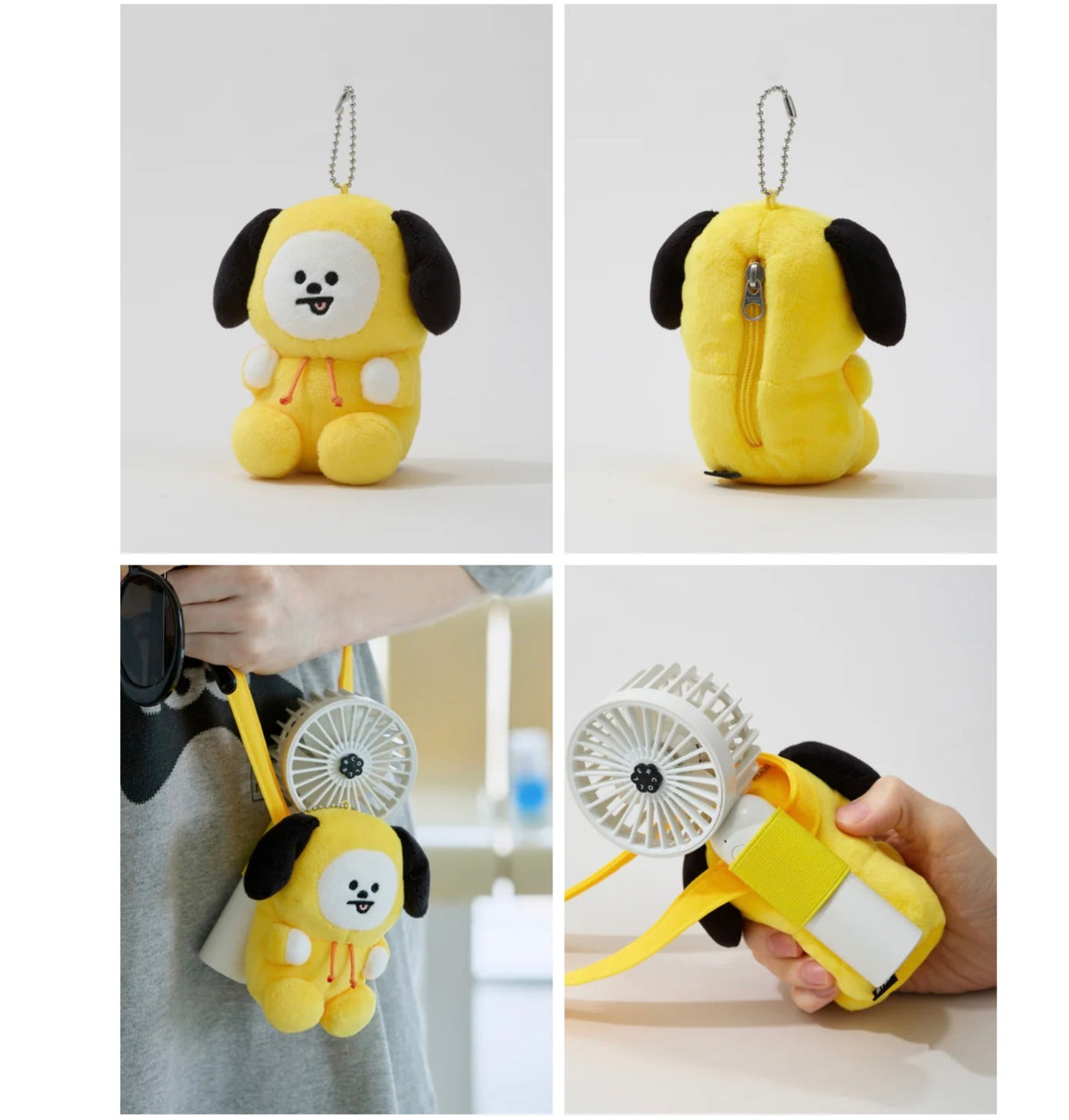 BT21 Official 2Way Plush Holder Keyring Travel