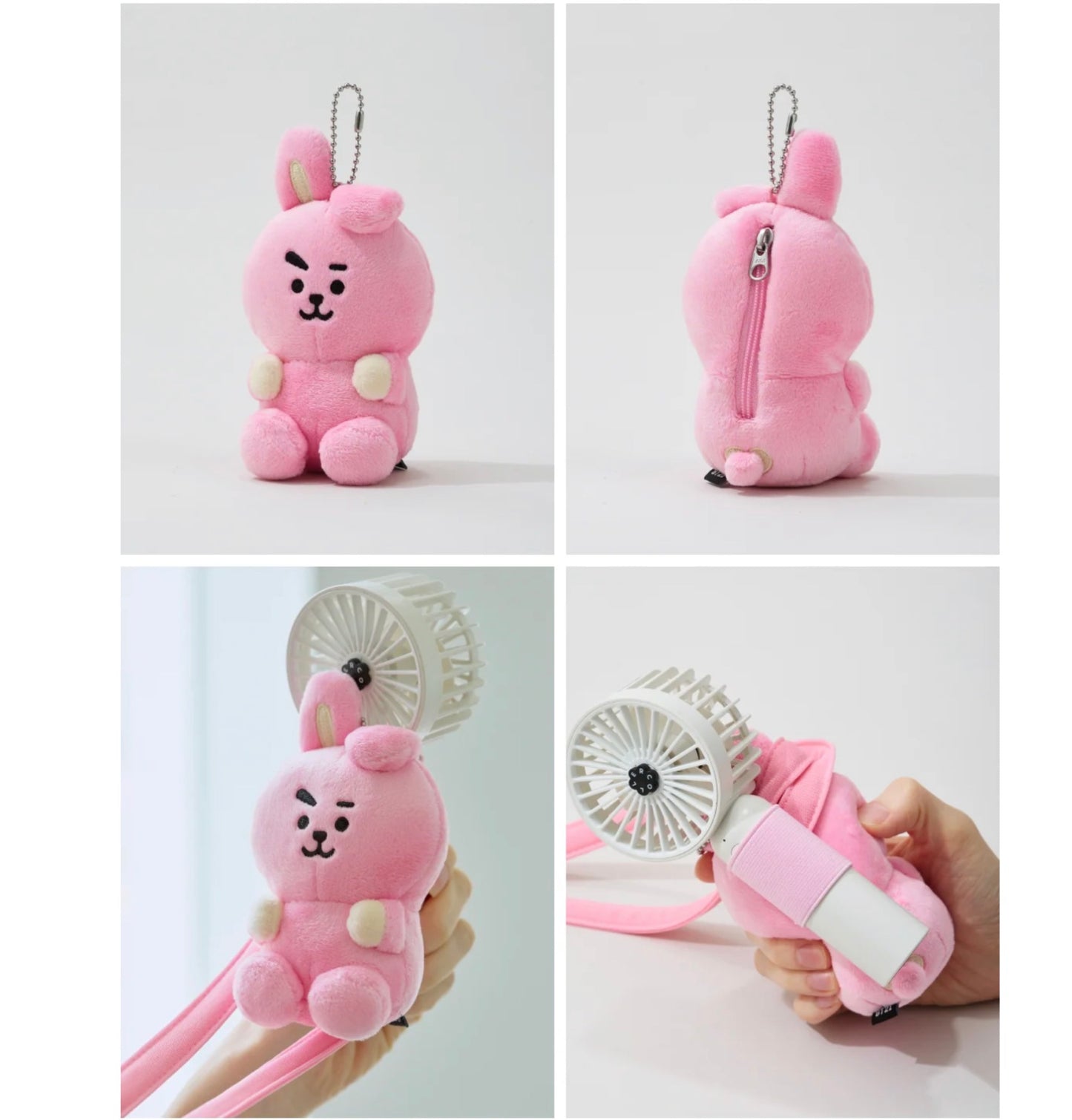 BT21 Official 2Way Plush Holder Keyring Travel