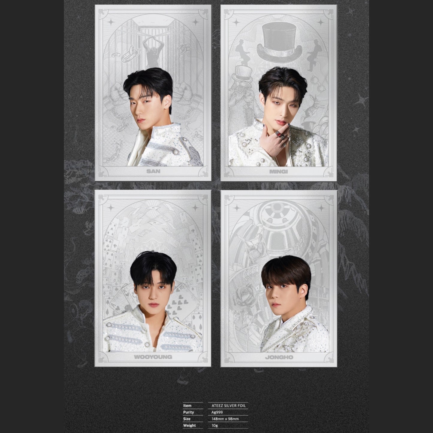 ATEEZ Towards The Light : Will To Power Silver Foil MD Single Pack