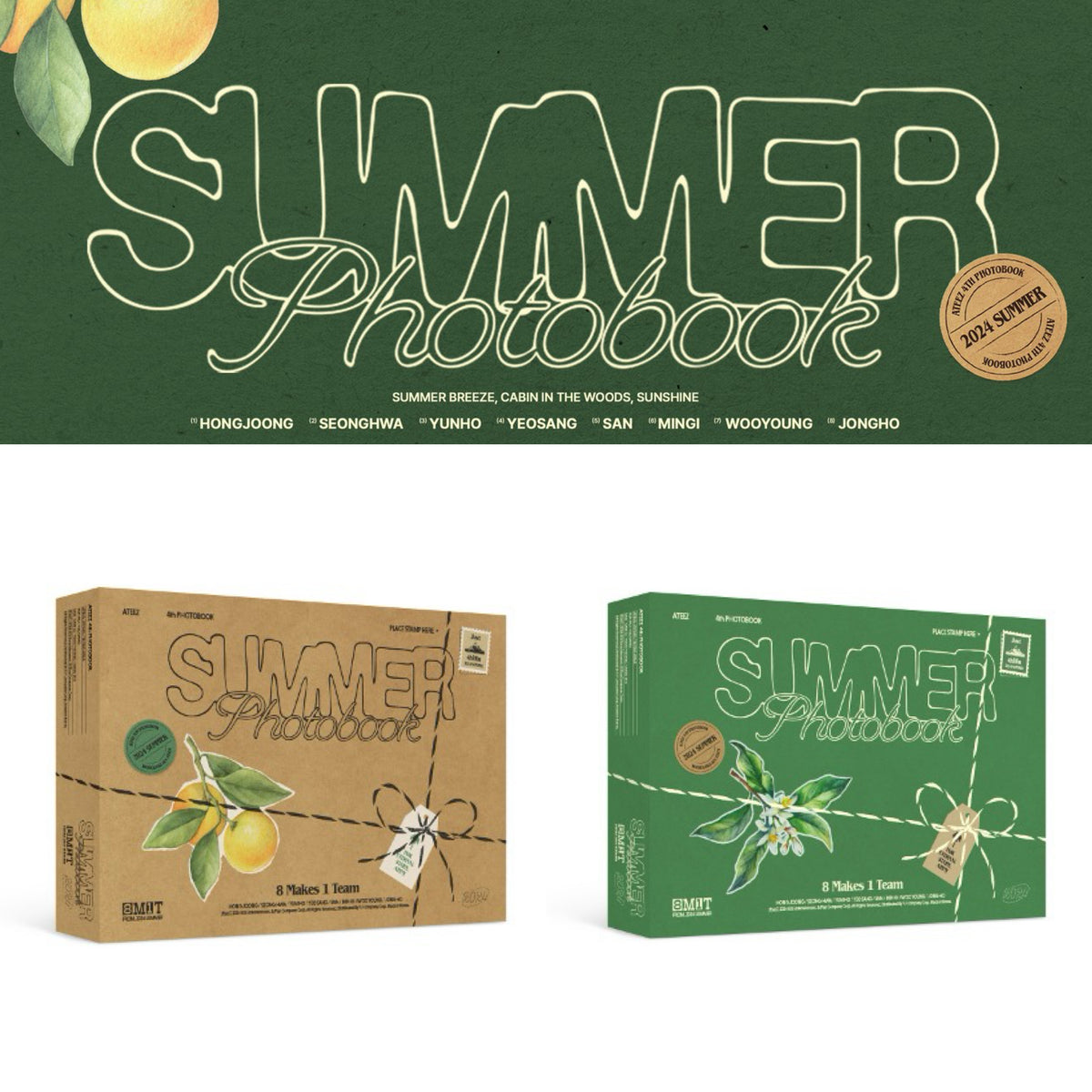ATEEZ 2024 Summer Photobook DVD / Play Code – K-STAR