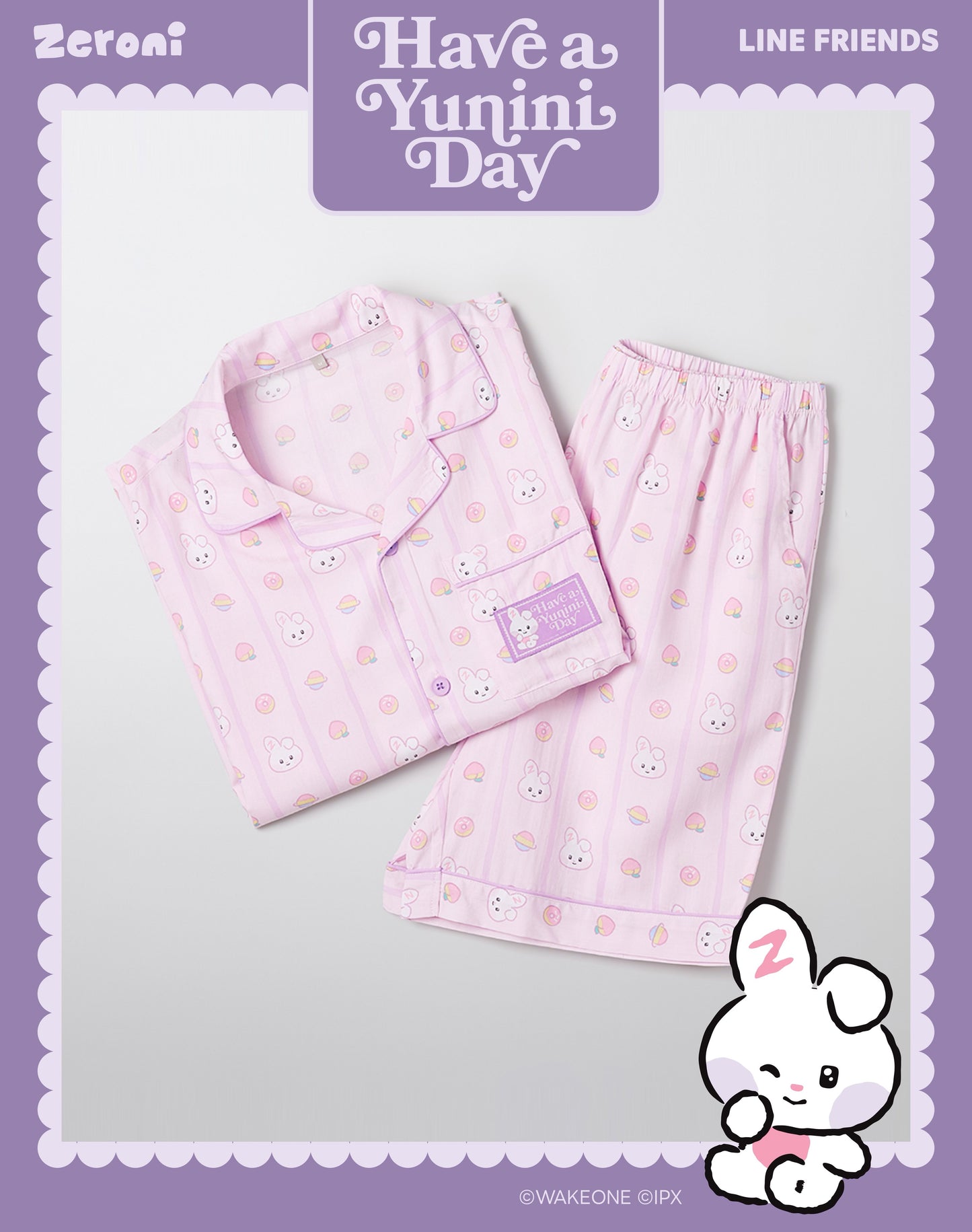 ZEROBASEONE ZB1 x SPAO Have Zeroni Day Official Pajama Set