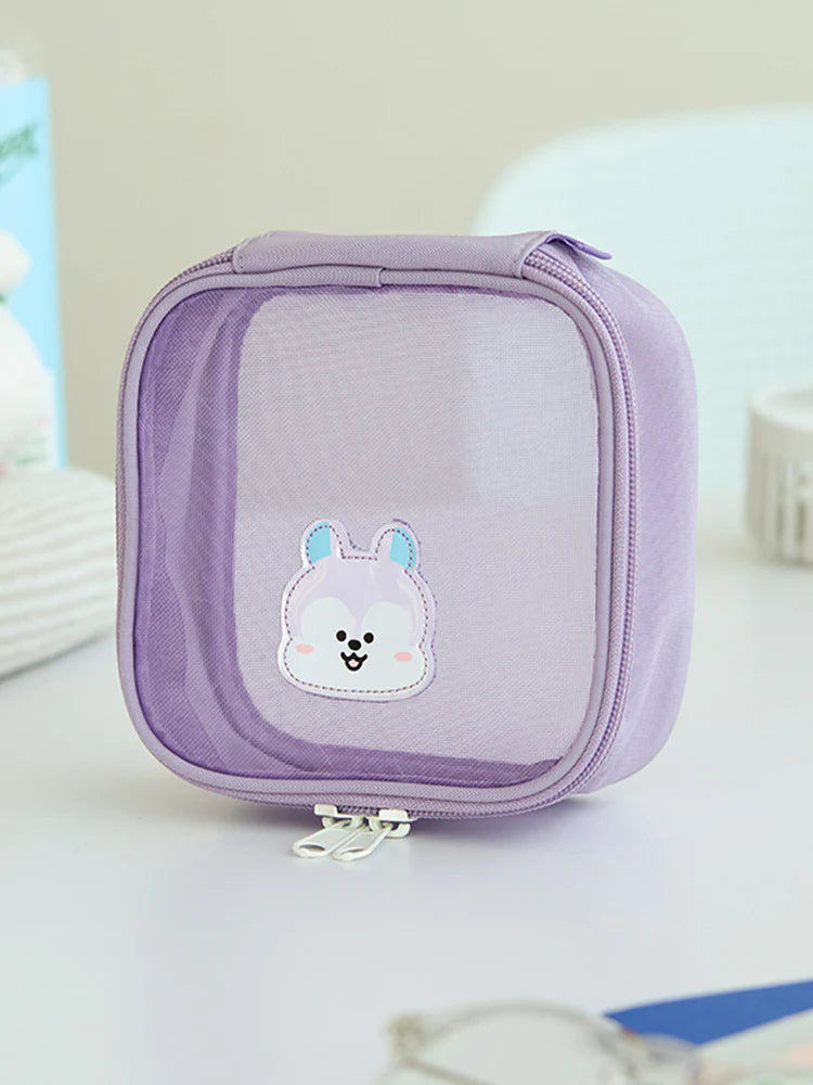 BT21 Official Basic Travel Mesh Pouch – K-STAR
