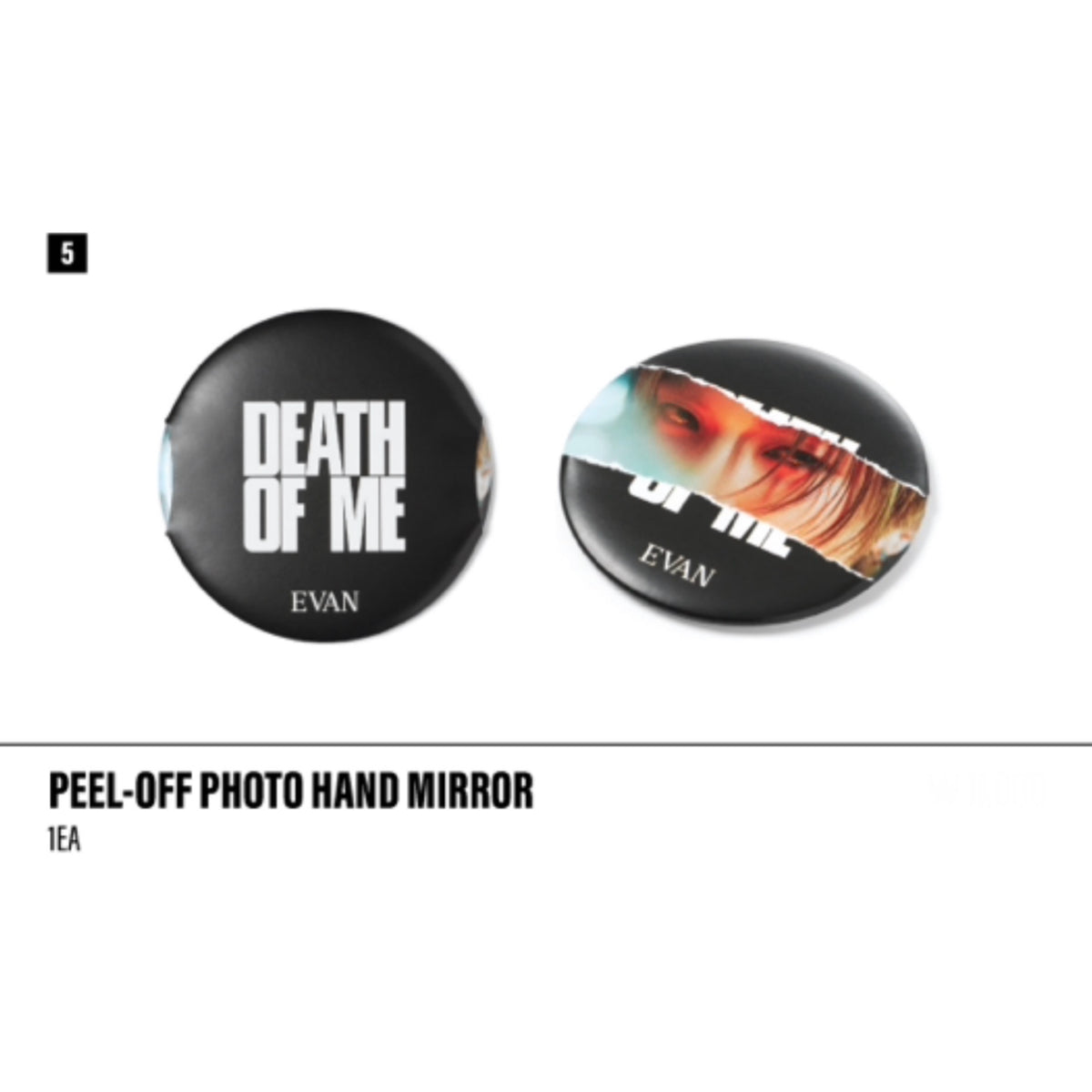 EVAN 1st Mini Album DEATH OF ME POP-UP Official MD
