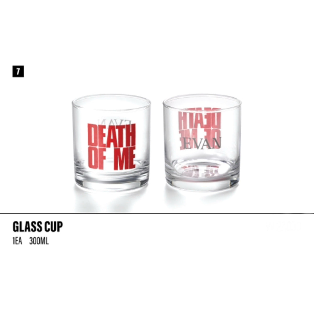 EVAN 1st Mini Album DEATH OF ME POP-UP Official MD