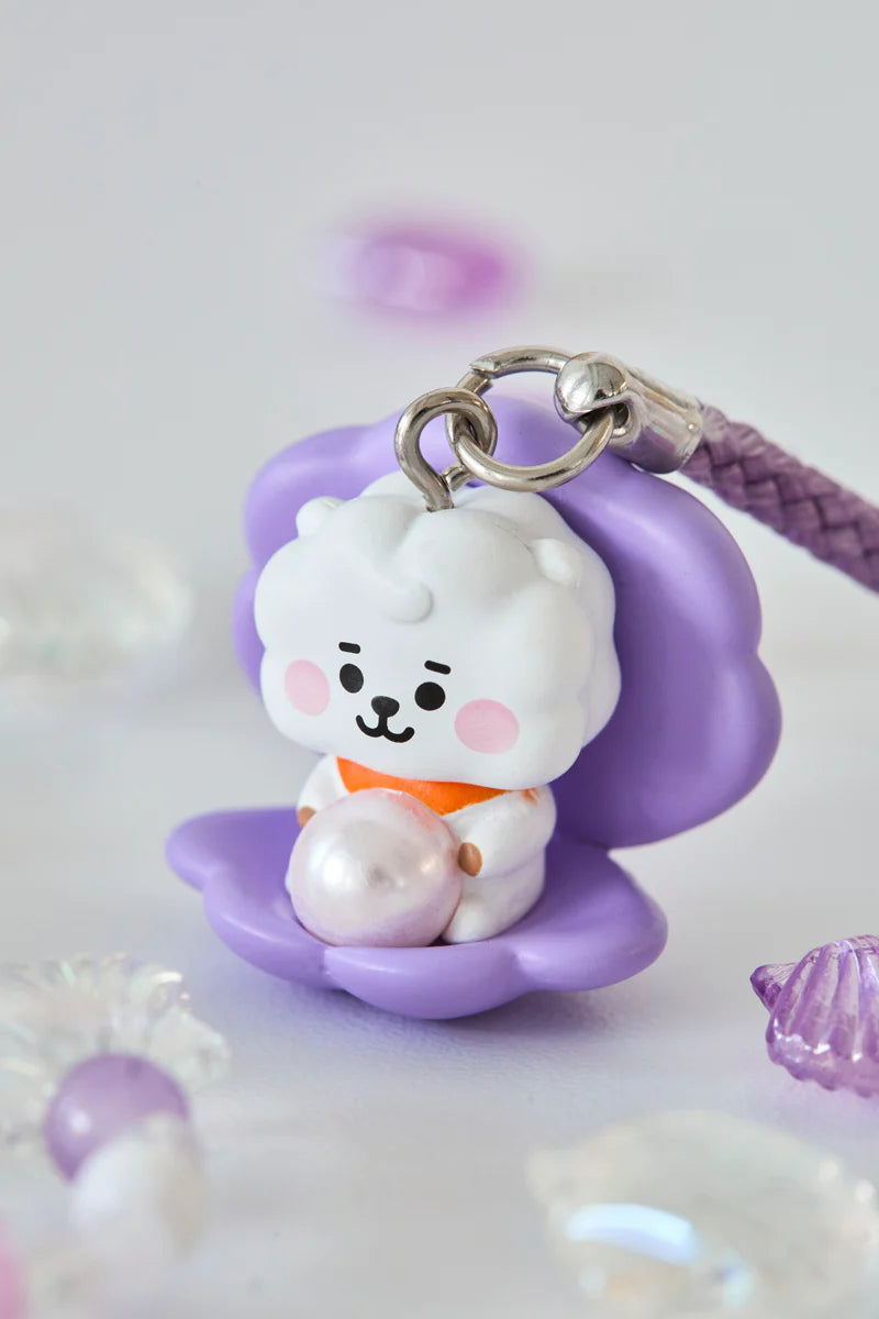 BT21 BABY JAPAN Official PEARL Figure Strap Keyring