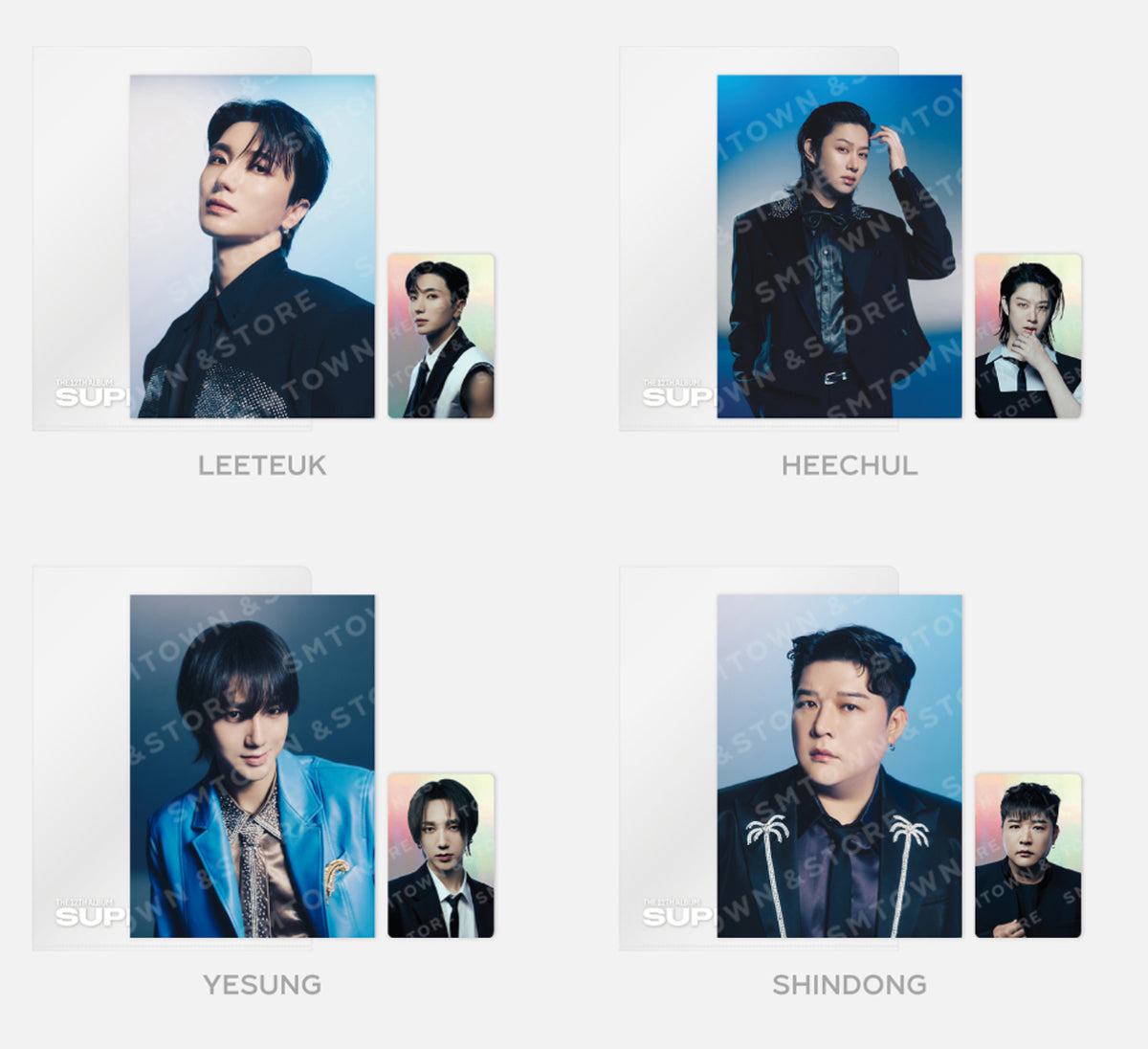 Super Junior ジャケットサイズカード バラ売り可 ジャケカ SUPER JUNIOR - Super Junior25 Official MD – K-STAR