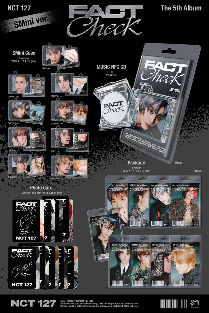 NCT127 Fact Check Smini 開封済 NCT 127 - FACT CHECK SMini Version – K-STAR