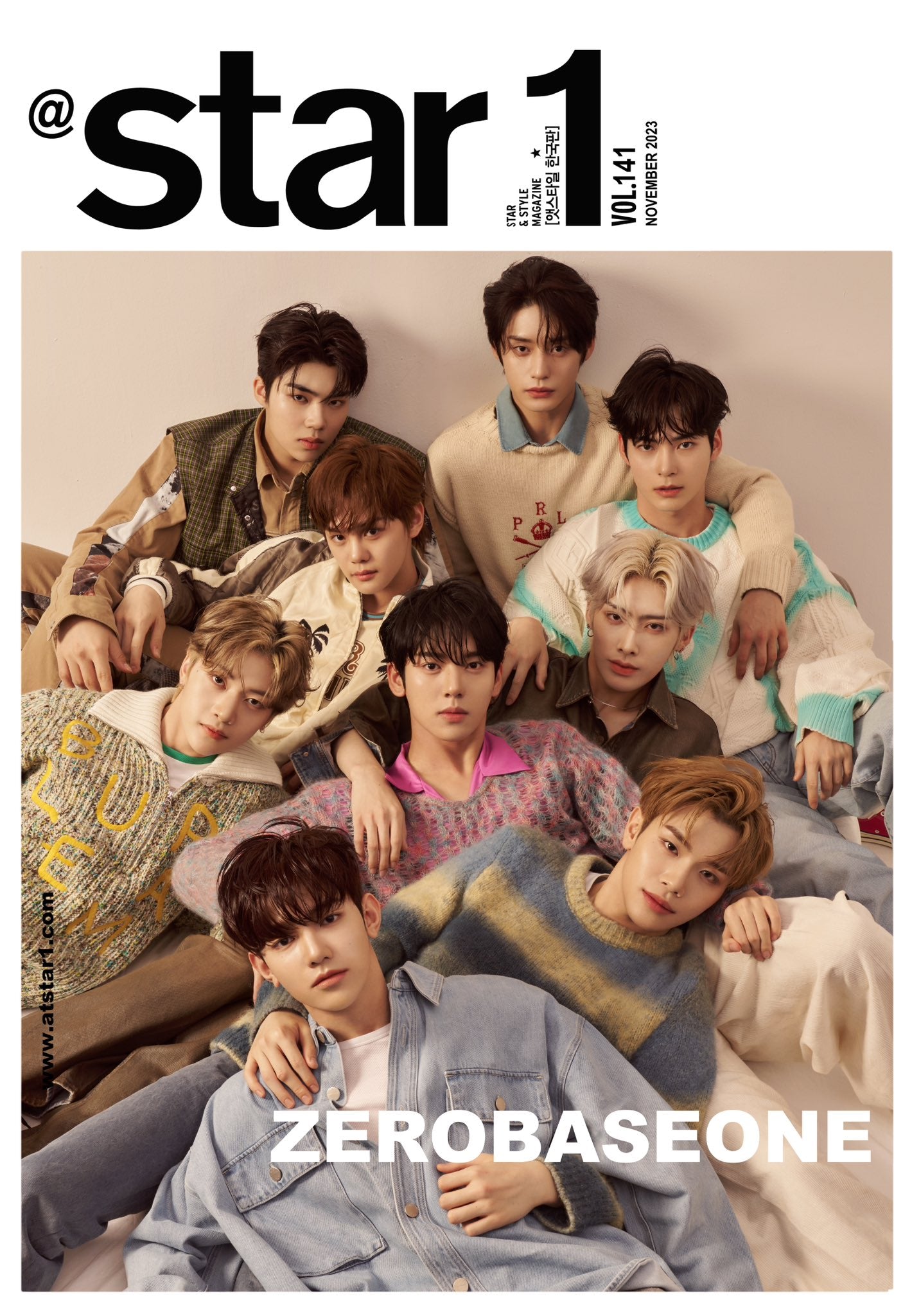 ZEROBASEONE ZB1 - @star1 Korea Magazine November 2023