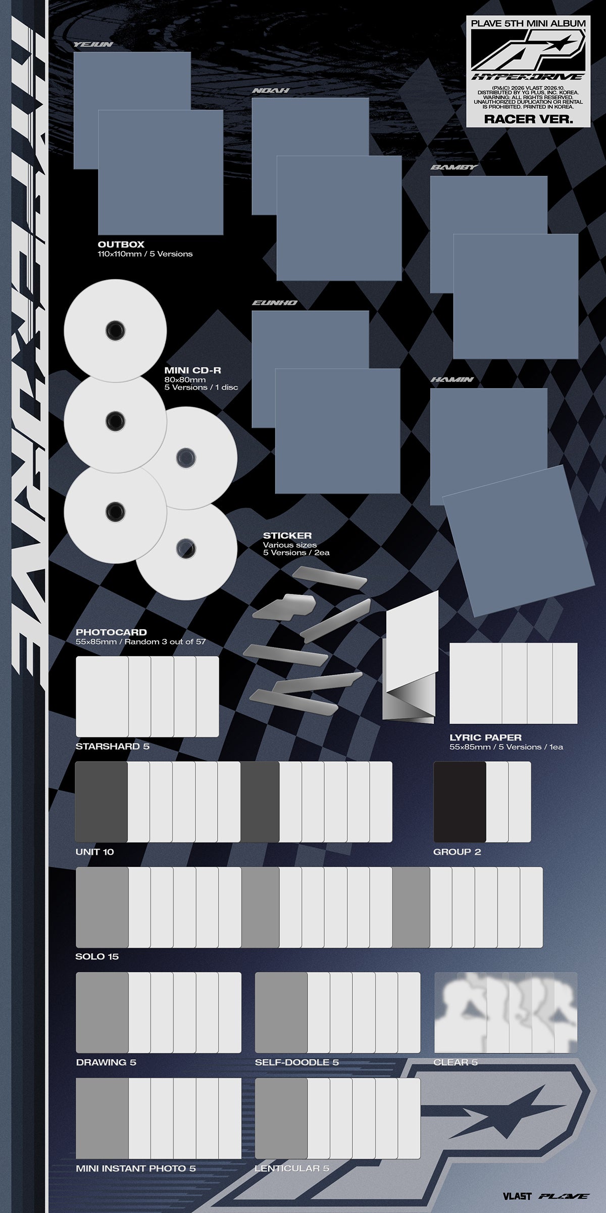 PLAVE - HYPERDRIVE 5th Mini Album RACER Ver