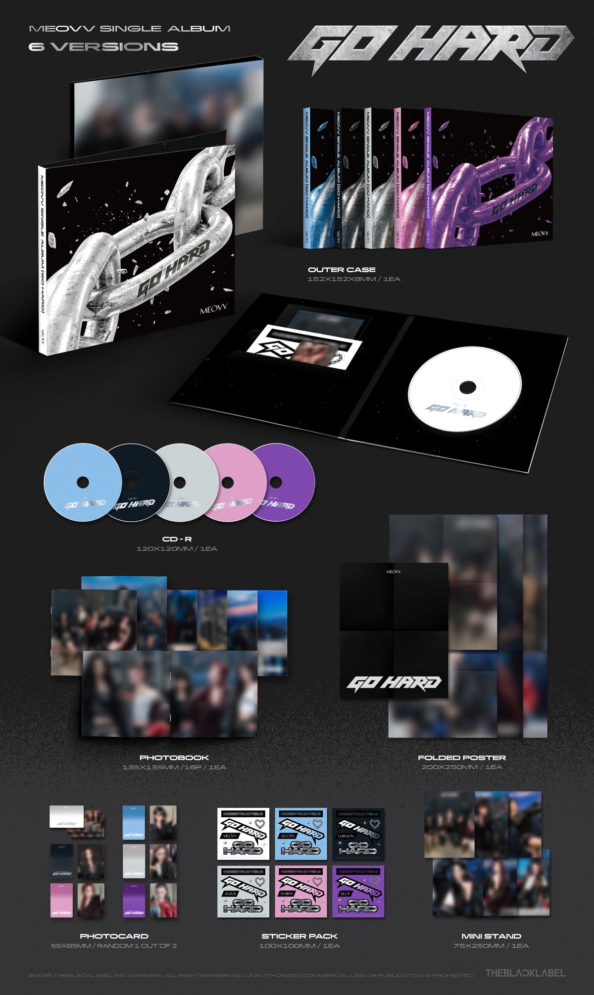 MEOVV - GO HARD 4th Single Album