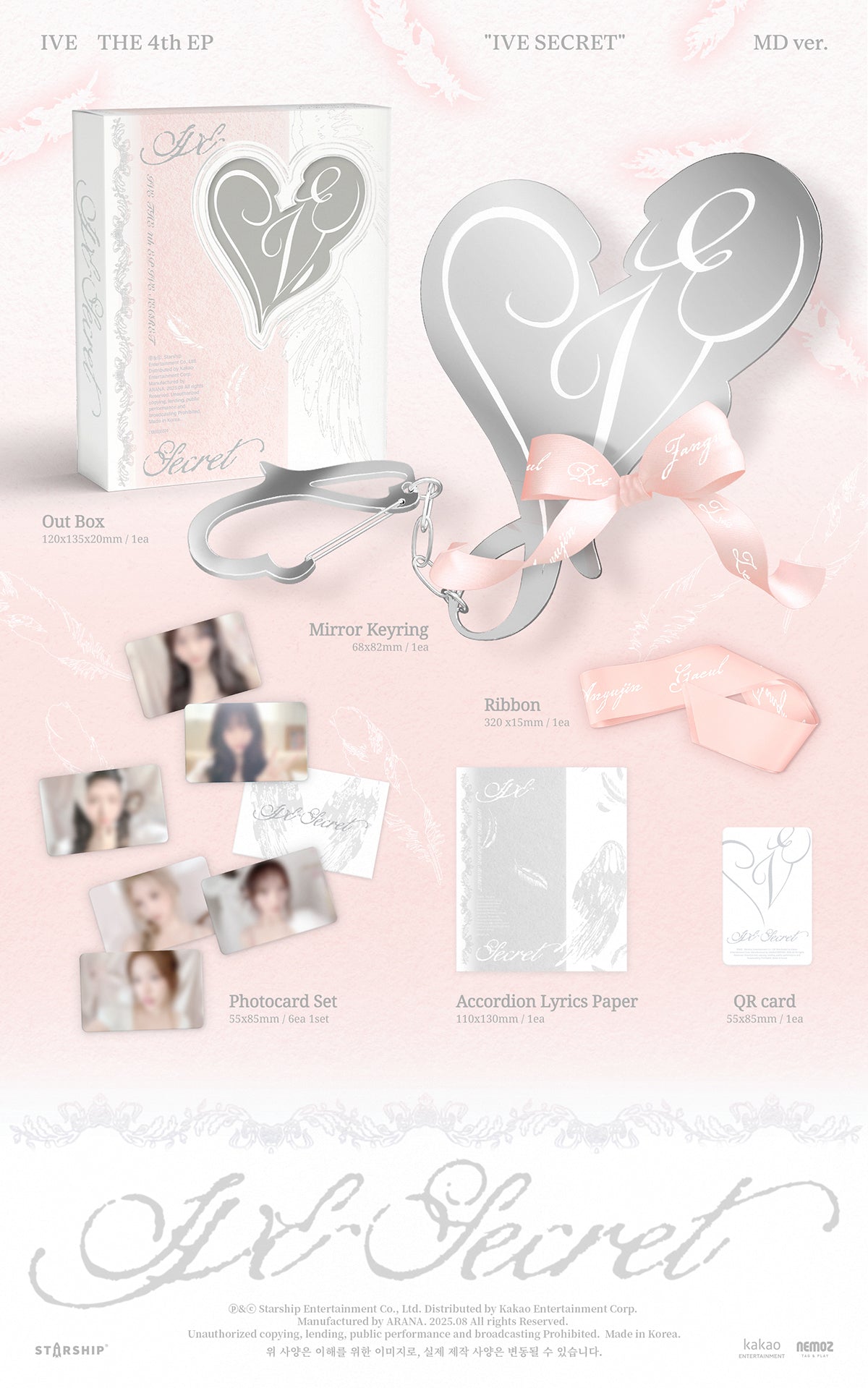 IVE - IVE SECRET 4th EP Album MD Ver