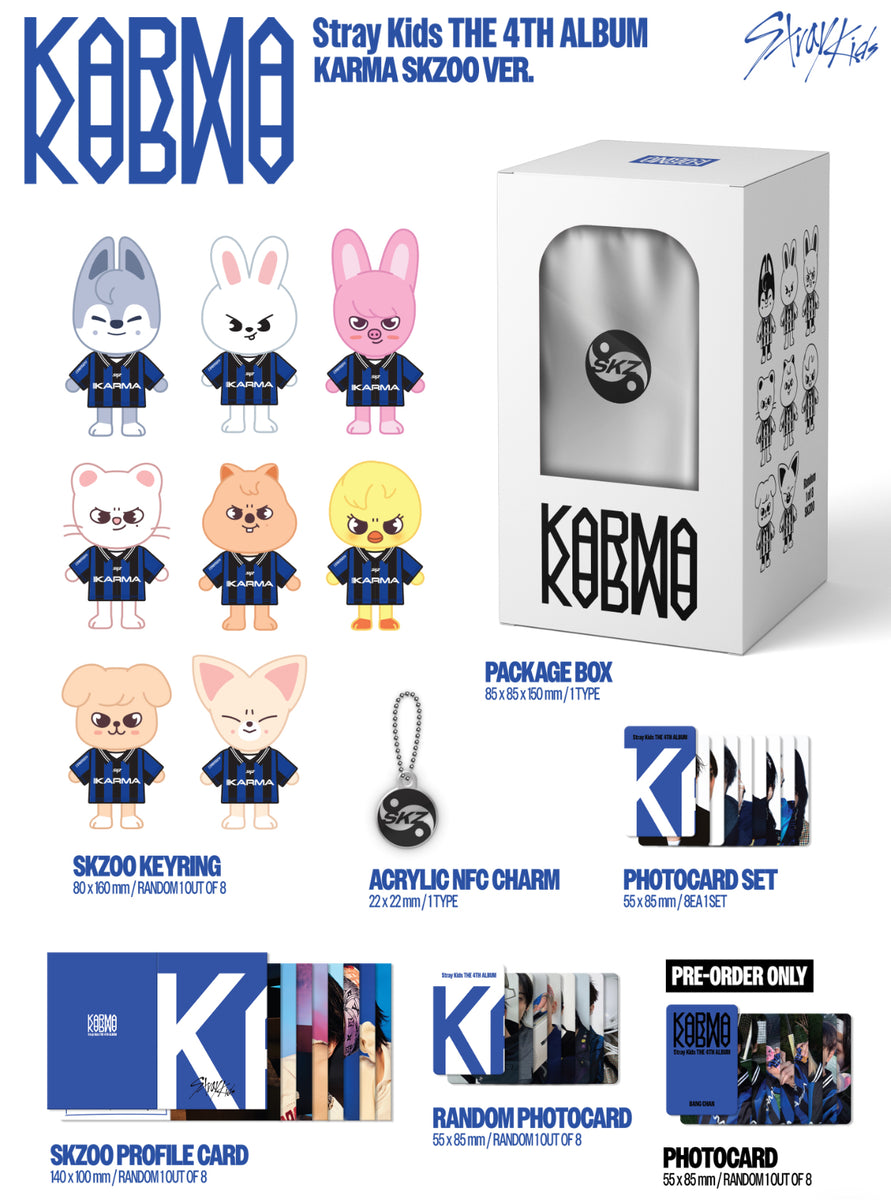 straykids KARMA SKZOO ver. Felix セット STRAY KIDS - KARMA 4th Album SKZOO Ver – K-STAR