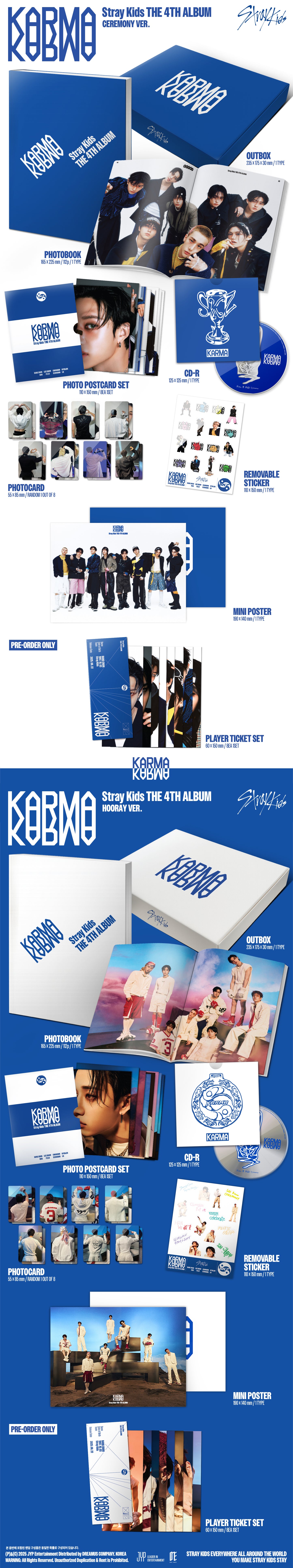 STRAY KIDS - KARMA 4th Album