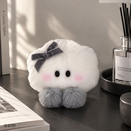 BT21 Official MONOTONE Doll Keyring