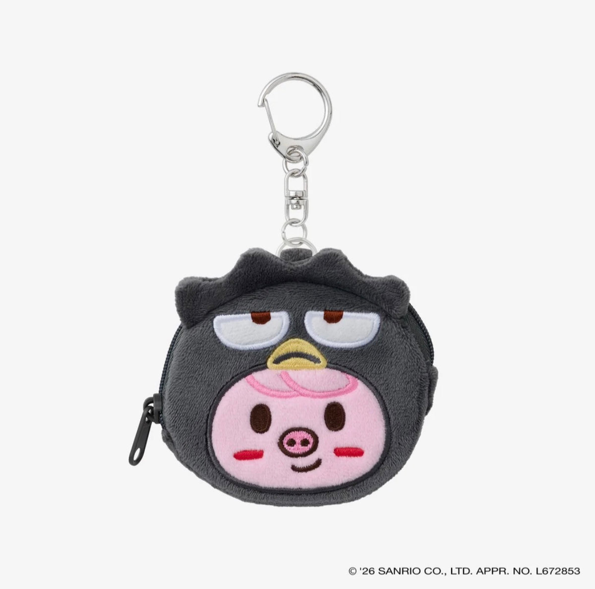 STRAY KIDS World Tour RUN IT JAPAN - SKZOO x SANRIO Official Badge Pouch Keyring (Pre Order DECEMBER, 2026)