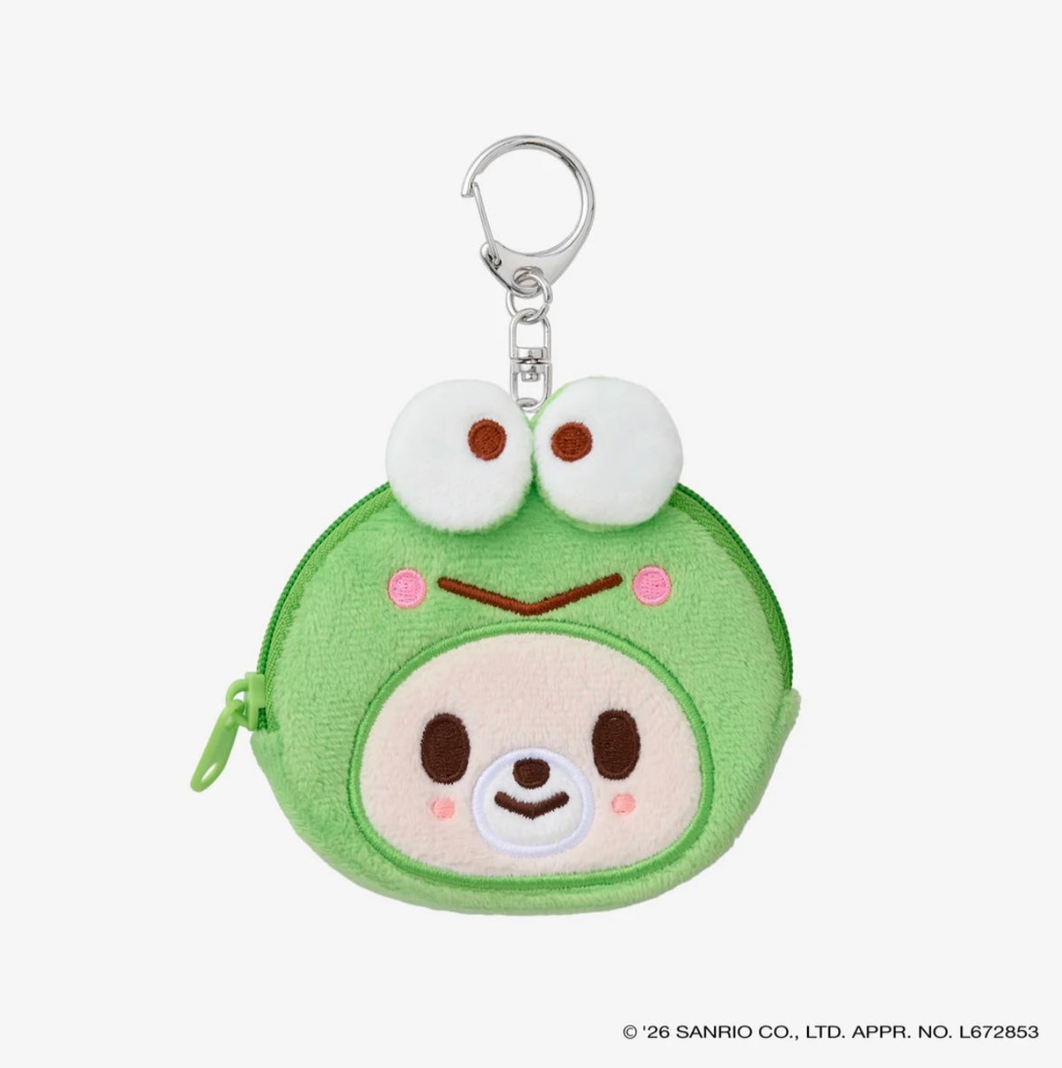 STRAY KIDS World Tour RUN IT JAPAN - SKZOO x SANRIO Official Badge Pouch Keyring (Pre Order DECEMBER, 2026)