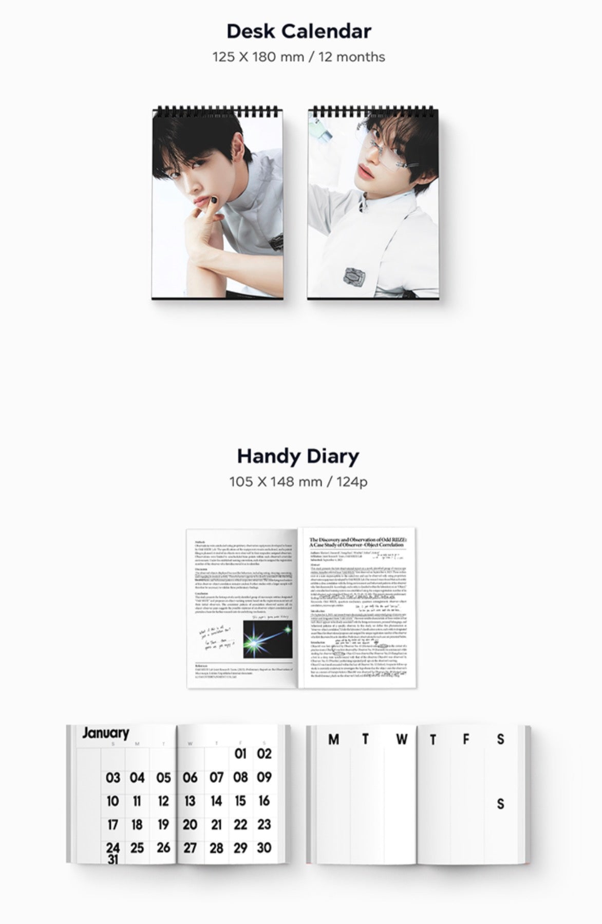 RIIZE - ODD RIIZE LAB 2027 Season's Greetings + POB or Wall Calendar