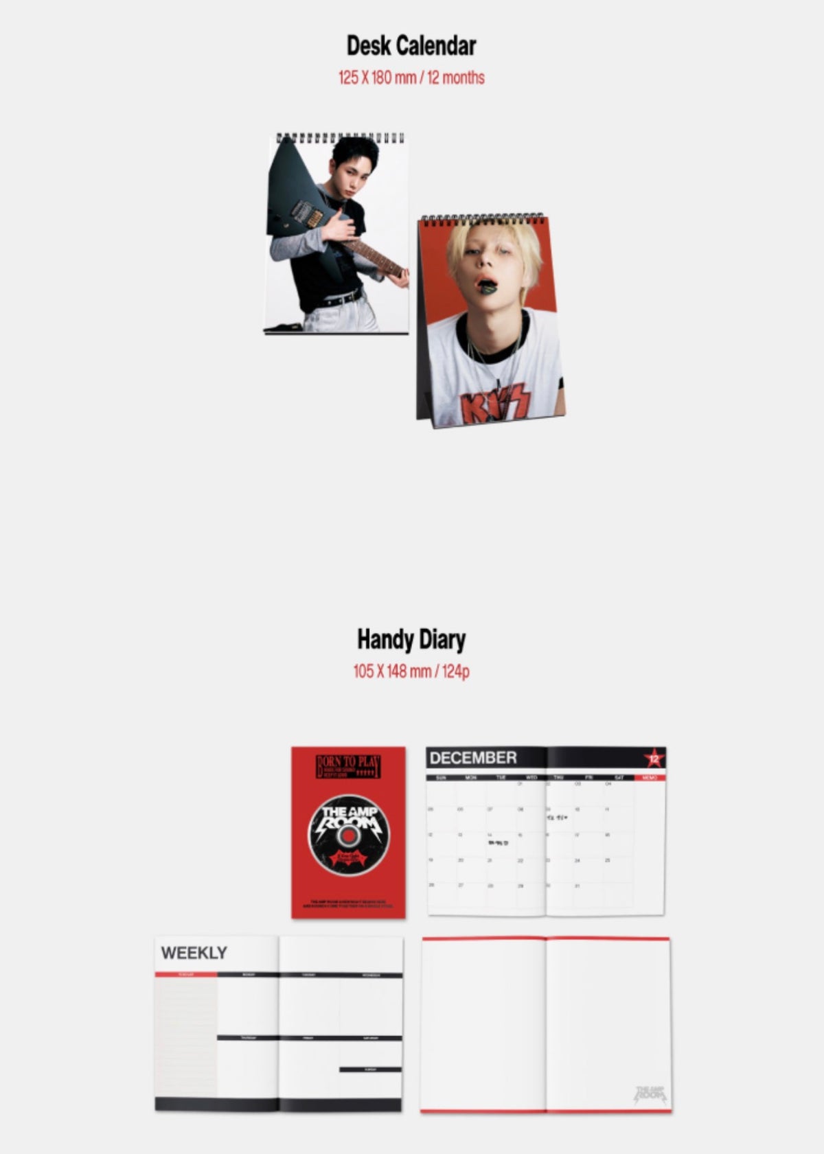 SHINee - THE AMP ROOM 2027 Season's Greetings + POB or Wall Calendar