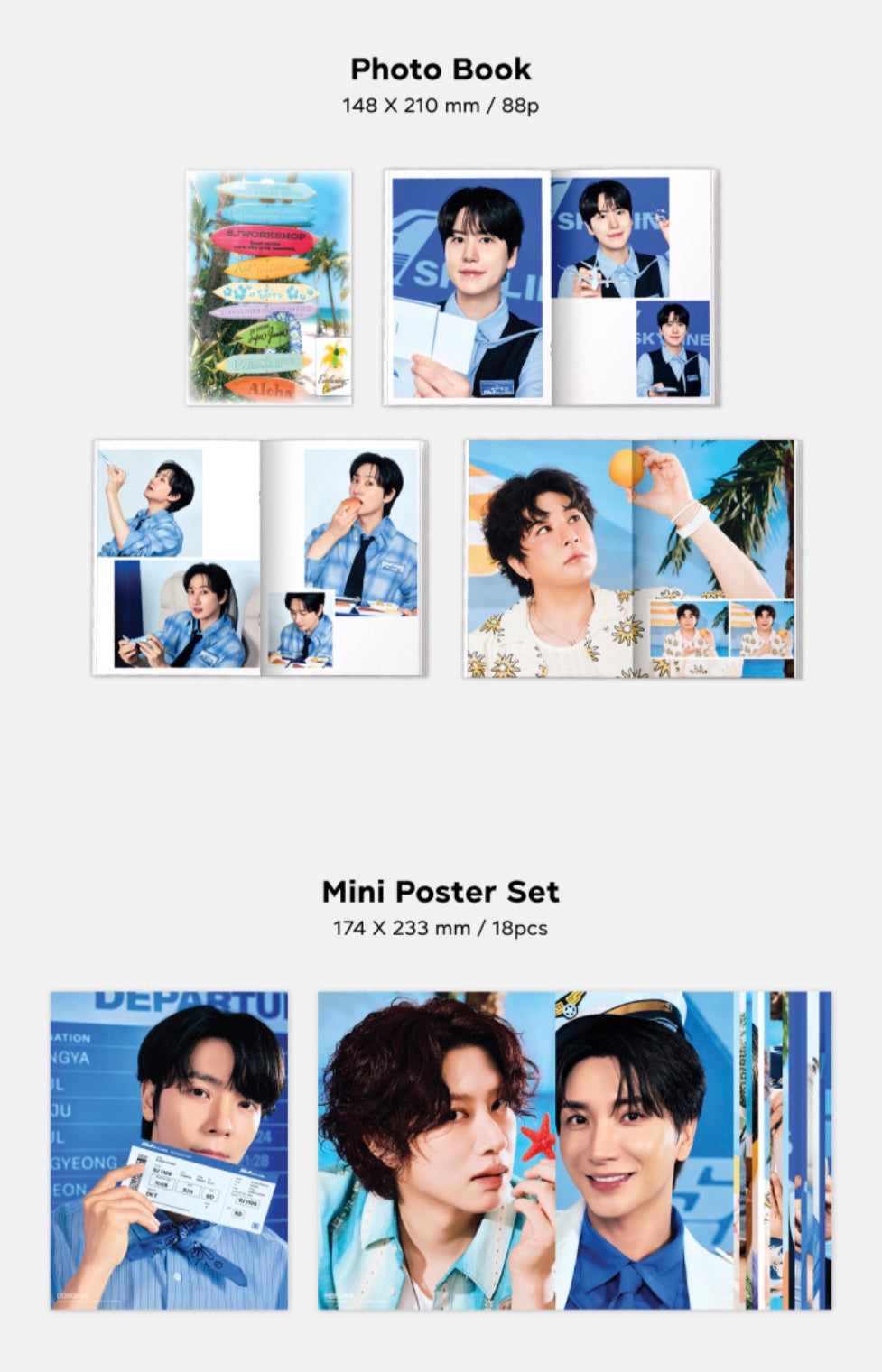 SUPER JUNIOR - SJ SKYLINES AIR TRAVEL Co 2027 Season's Greetings + POB or Wall Calendar