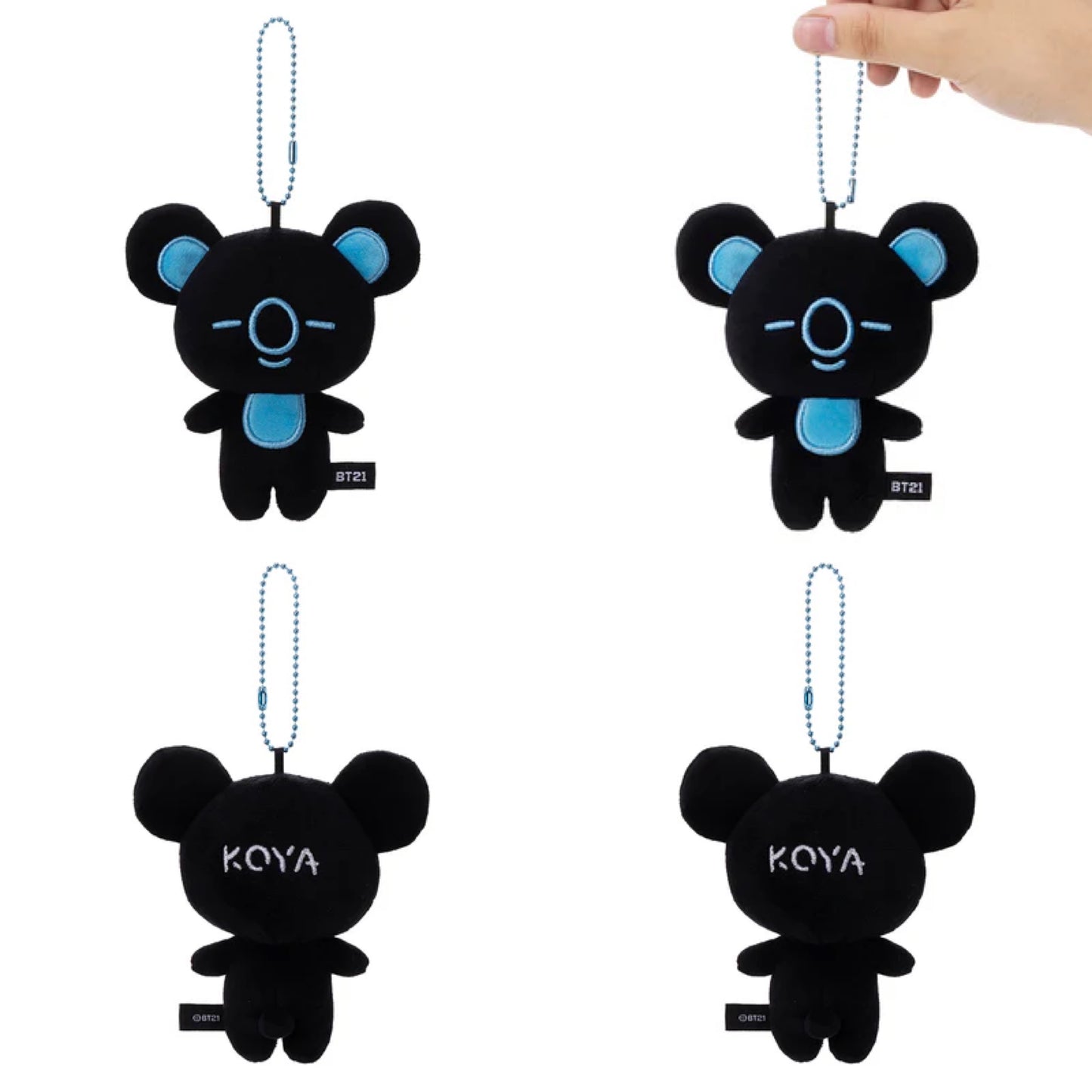BT21 JAPAN Official NEON Plush Keyring