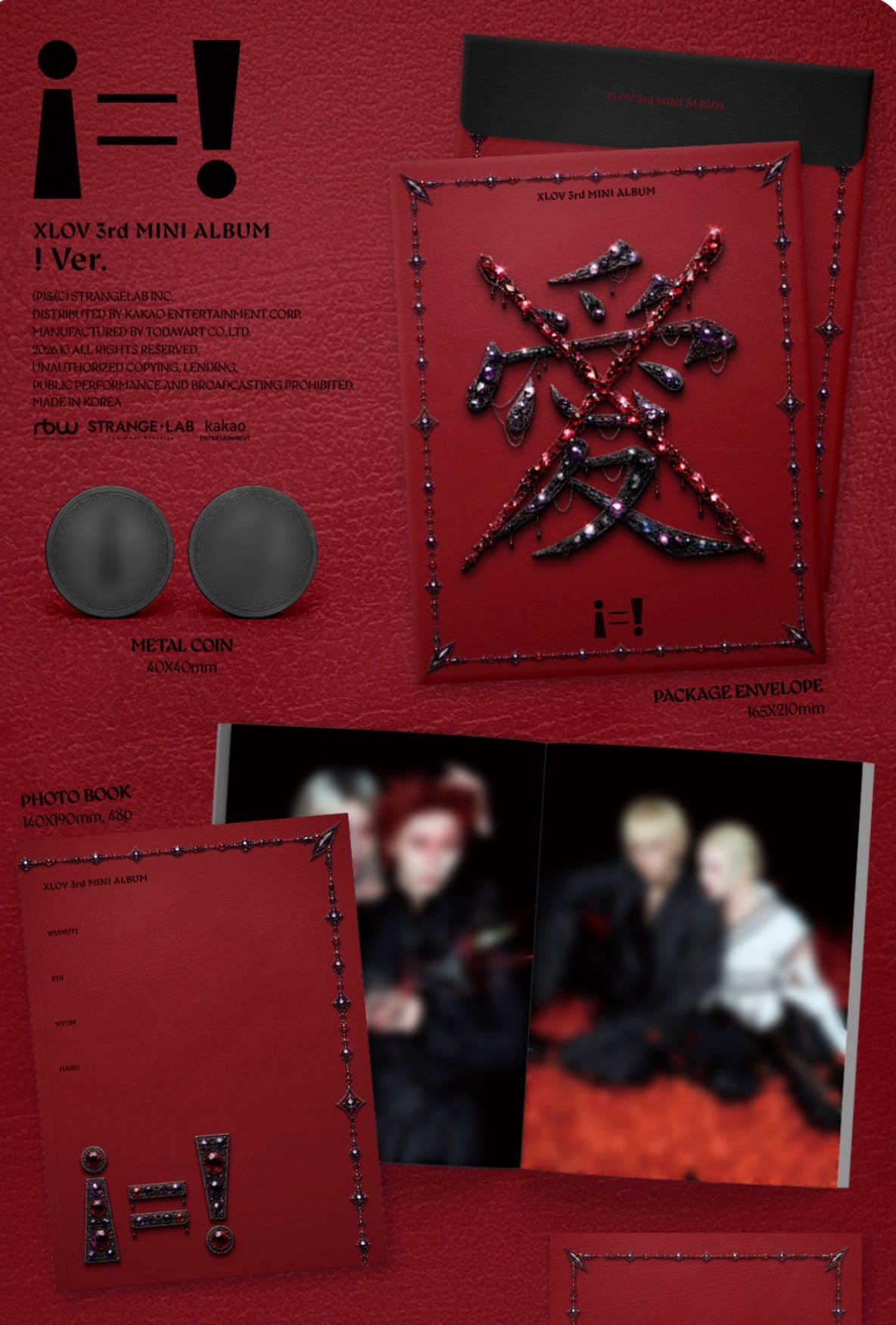 XLOV - I=! 3rd EP Album I Ver