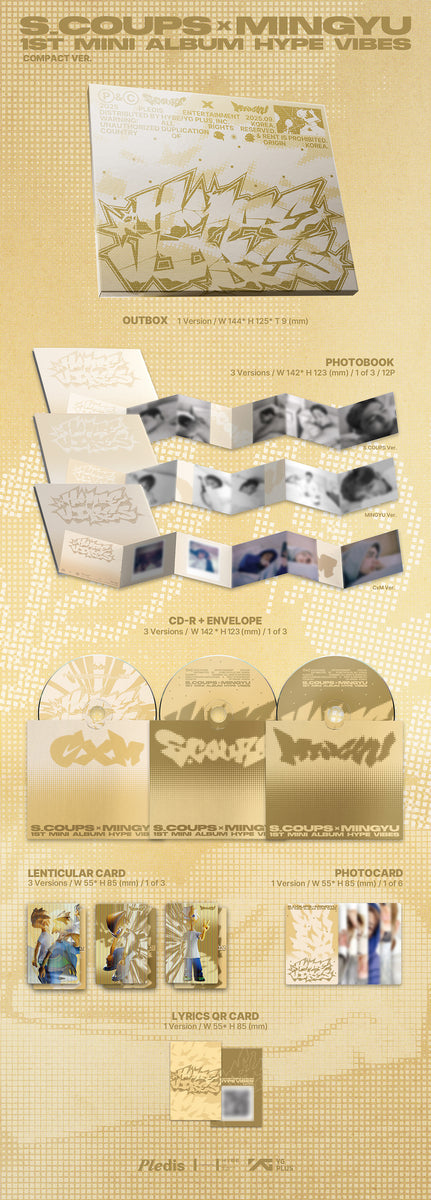 seventeen HYPE 新品未開封アルバム　compact 20枚 SEVENTEEN - 1st Mini Album 'HYPE VIBES' (COMPACT Ver.) | OMFOO™