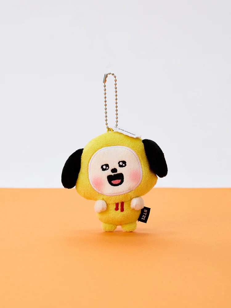 BT21 Baby Official TODAY'S FACE HEARTBEAT Plush Keyring