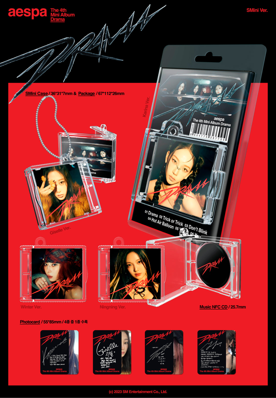 aespa - 4th Mini Album DRAMA ( SMini Ver. )