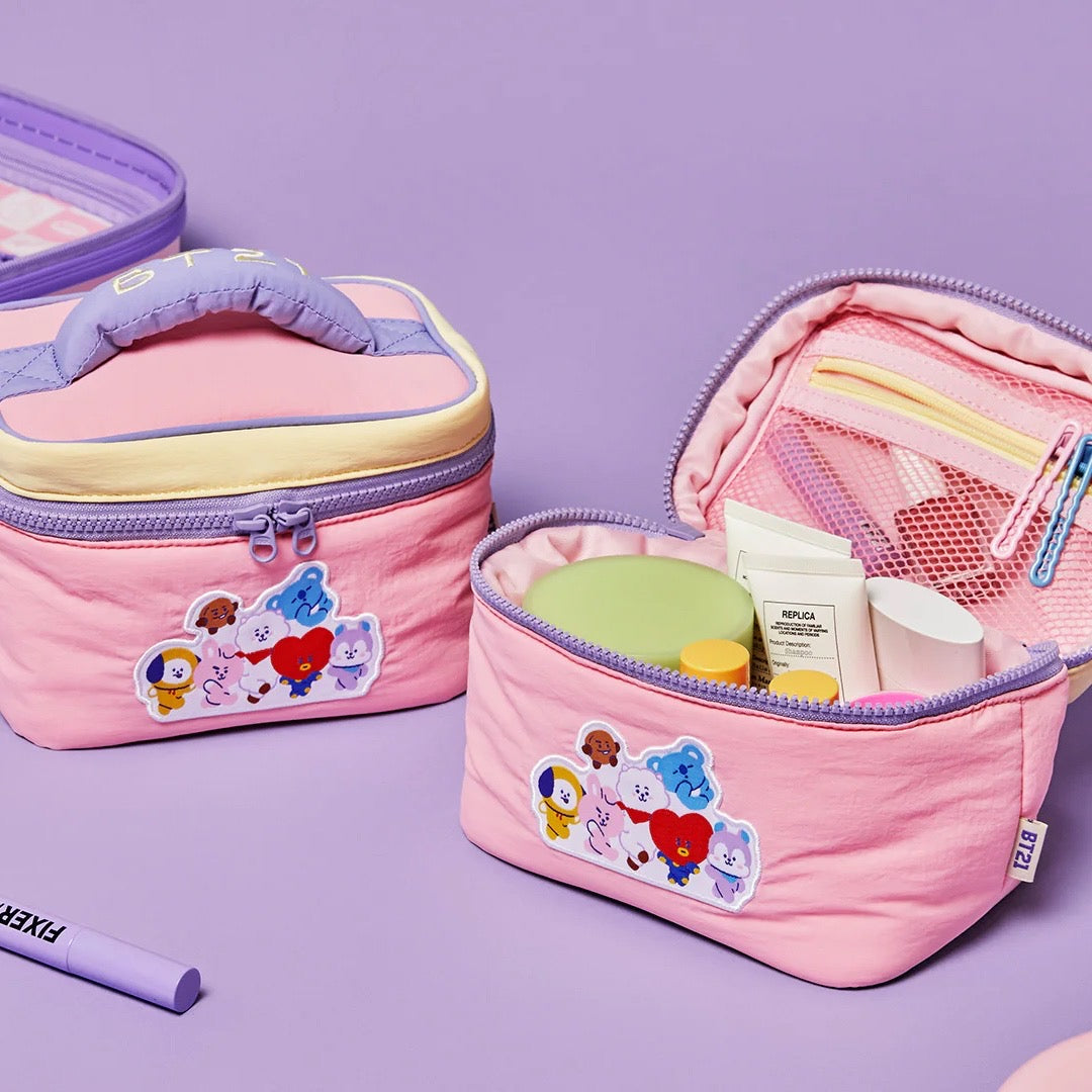 BT21 コスメセット　ホリデー限定版　BTS BT21 Official 2023 F/W Travel ACC Cosmetic Pouch – K-STAR