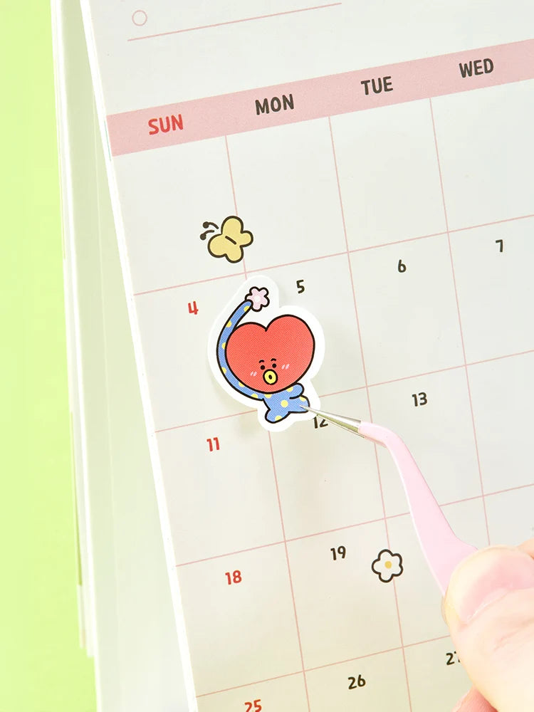 BT21 Official FLUFFY NEW YEAR Desk Calendar